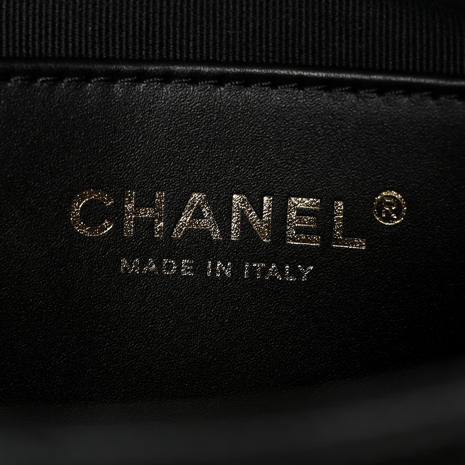 Grained Lambskin Quilted Mini Flap Black