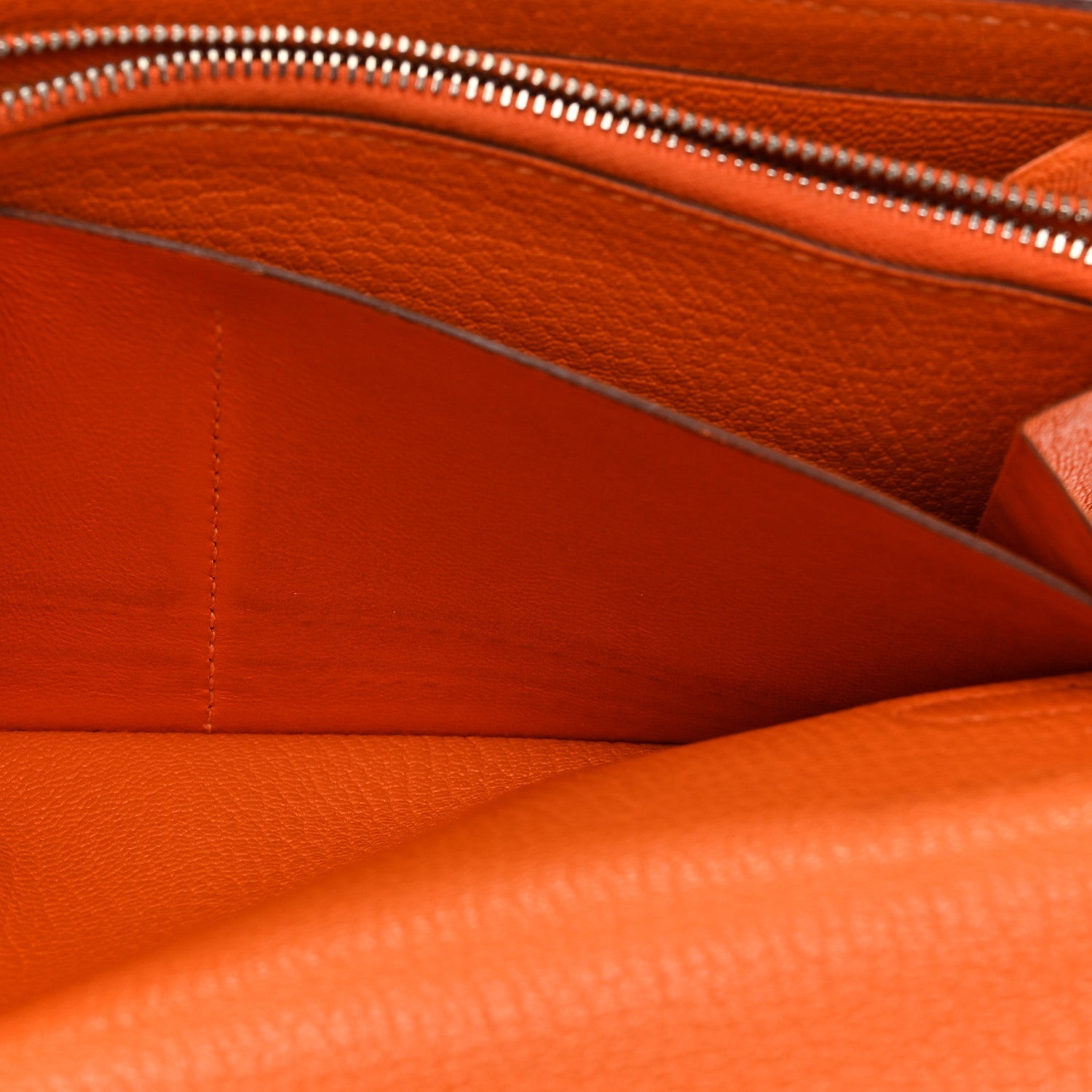 Chevre Mysore Kelly Longue Wallet Orange