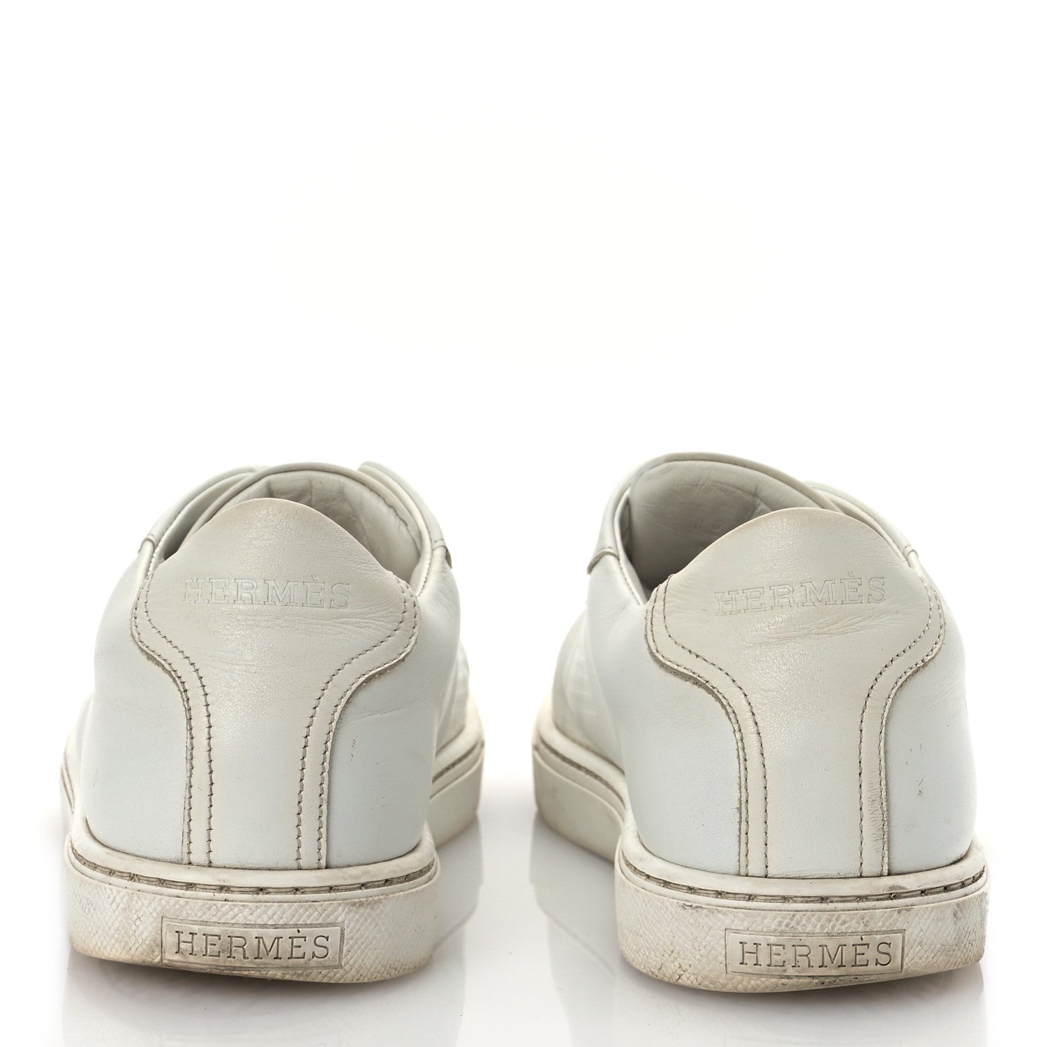 Calfskin Womens Advantage Sneakers 37 White