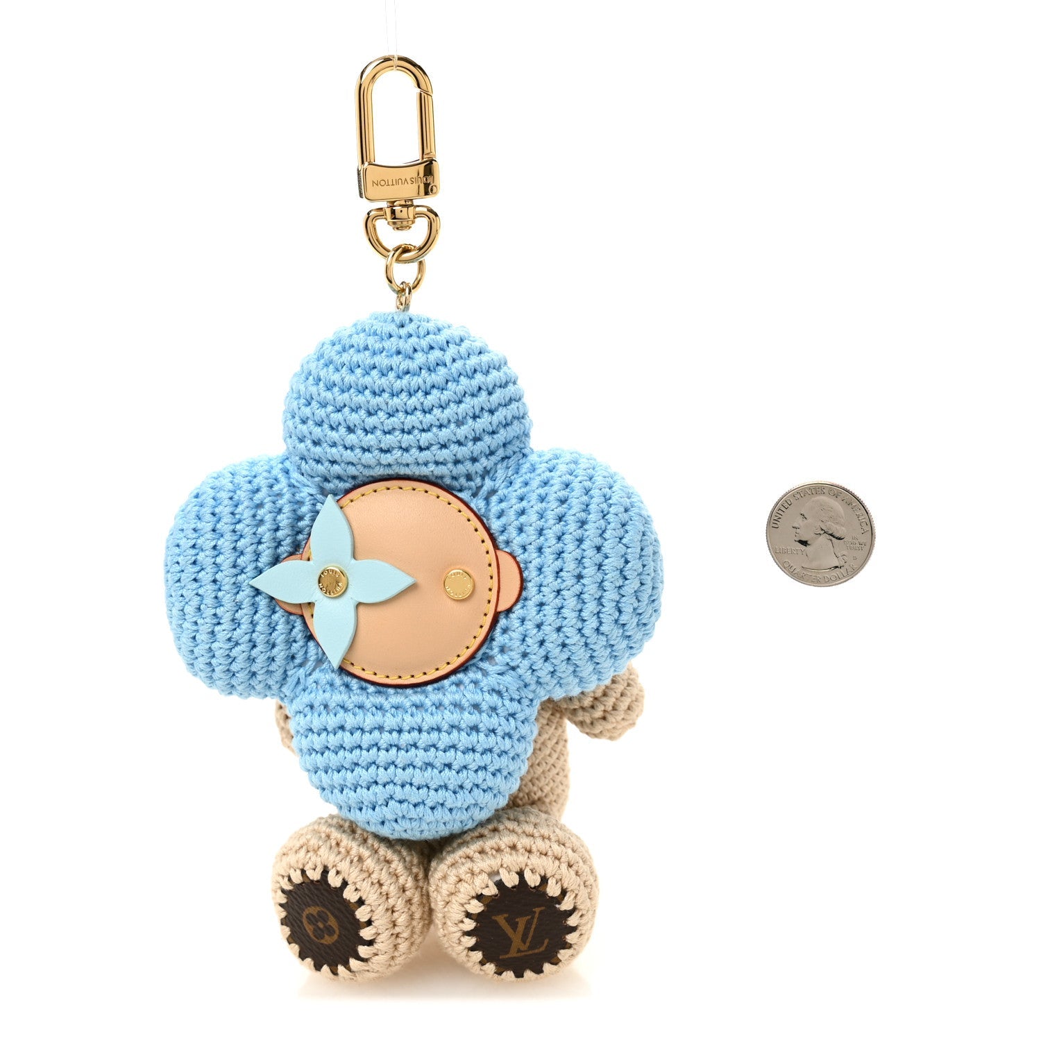 Crochet My Vivienne Bag Charm Blue