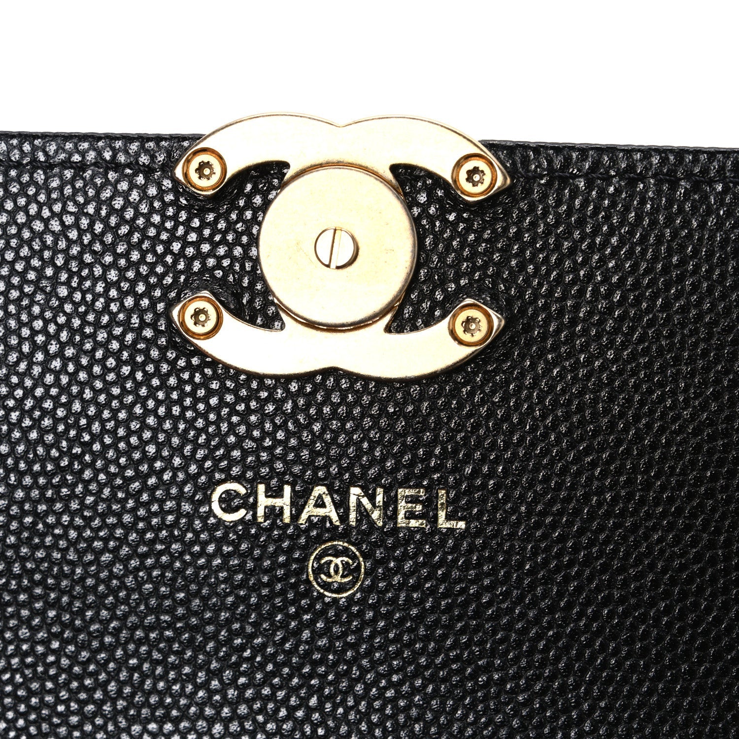 Caviar Quilted Mini Bracelet On Chain Wallet On Chain WOC Black