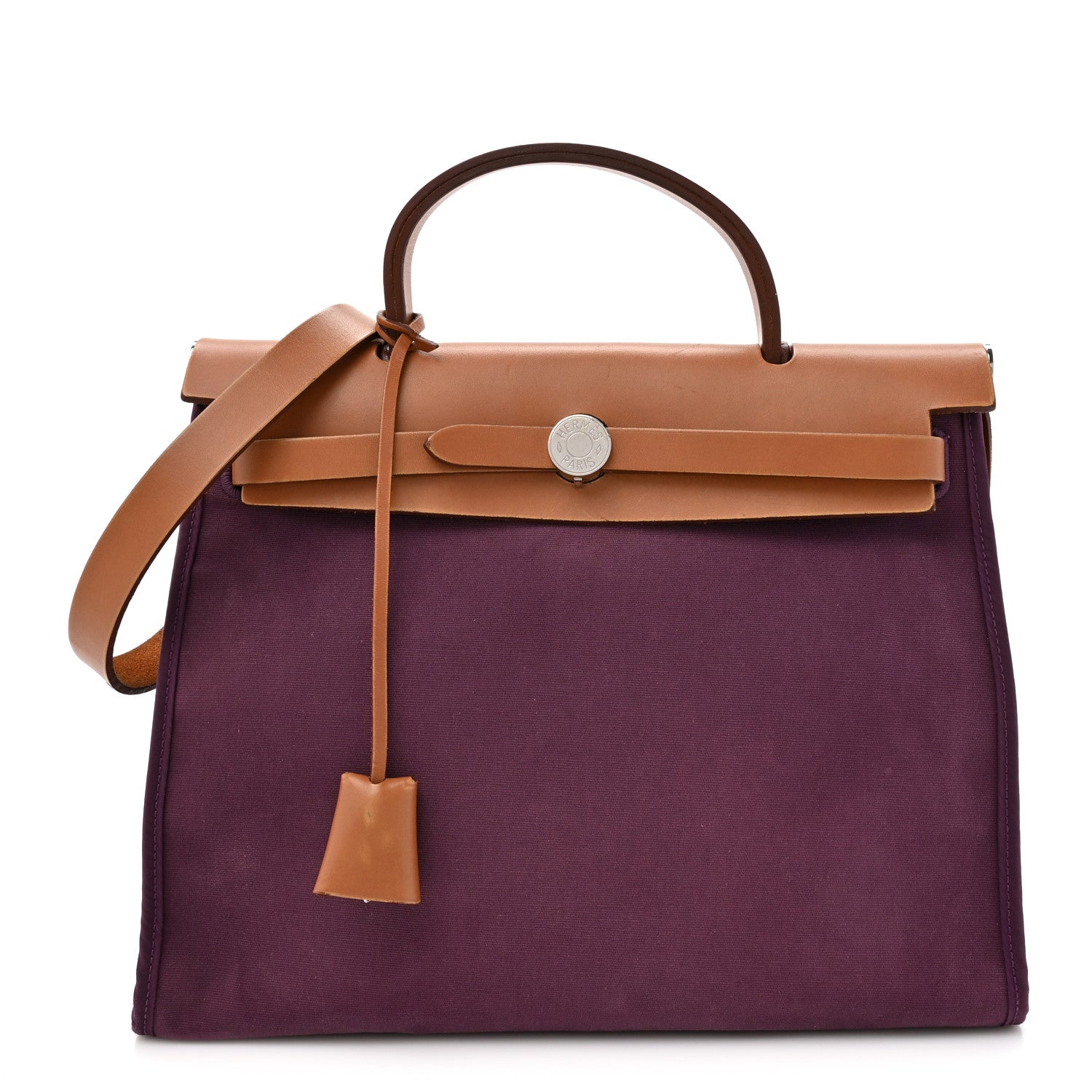 Toile Vache Hunter Herbag Zip 31 PM Cassis Fauve