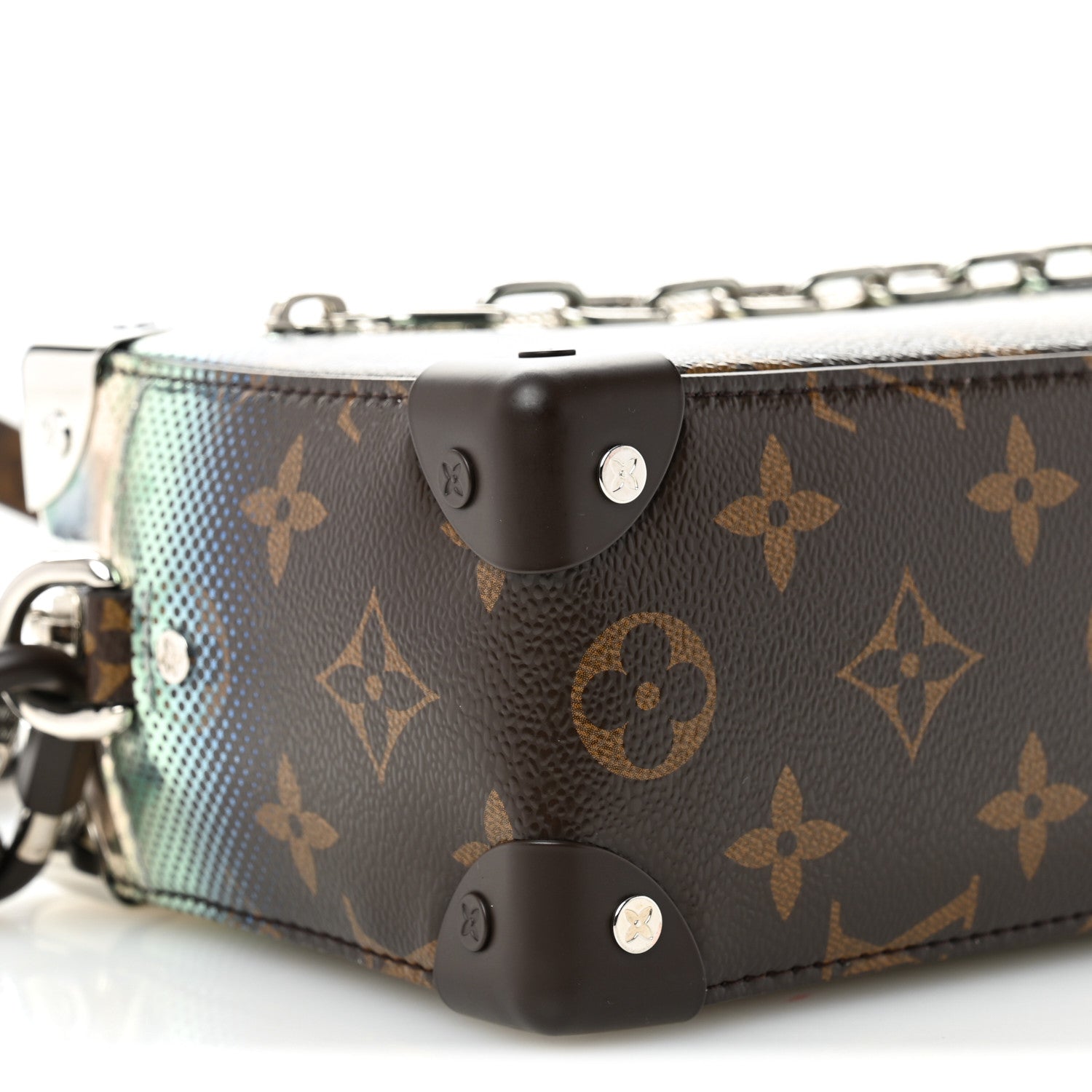 Metallic Nebula Monogram Mini Soft Trunk Multicolor