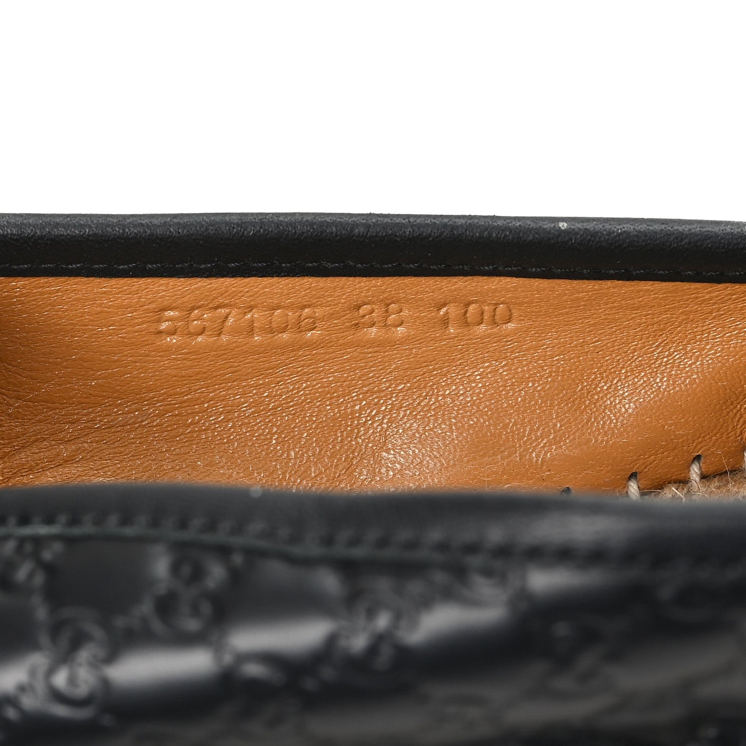 Microguccissima Signature Espadrilles 38 Black