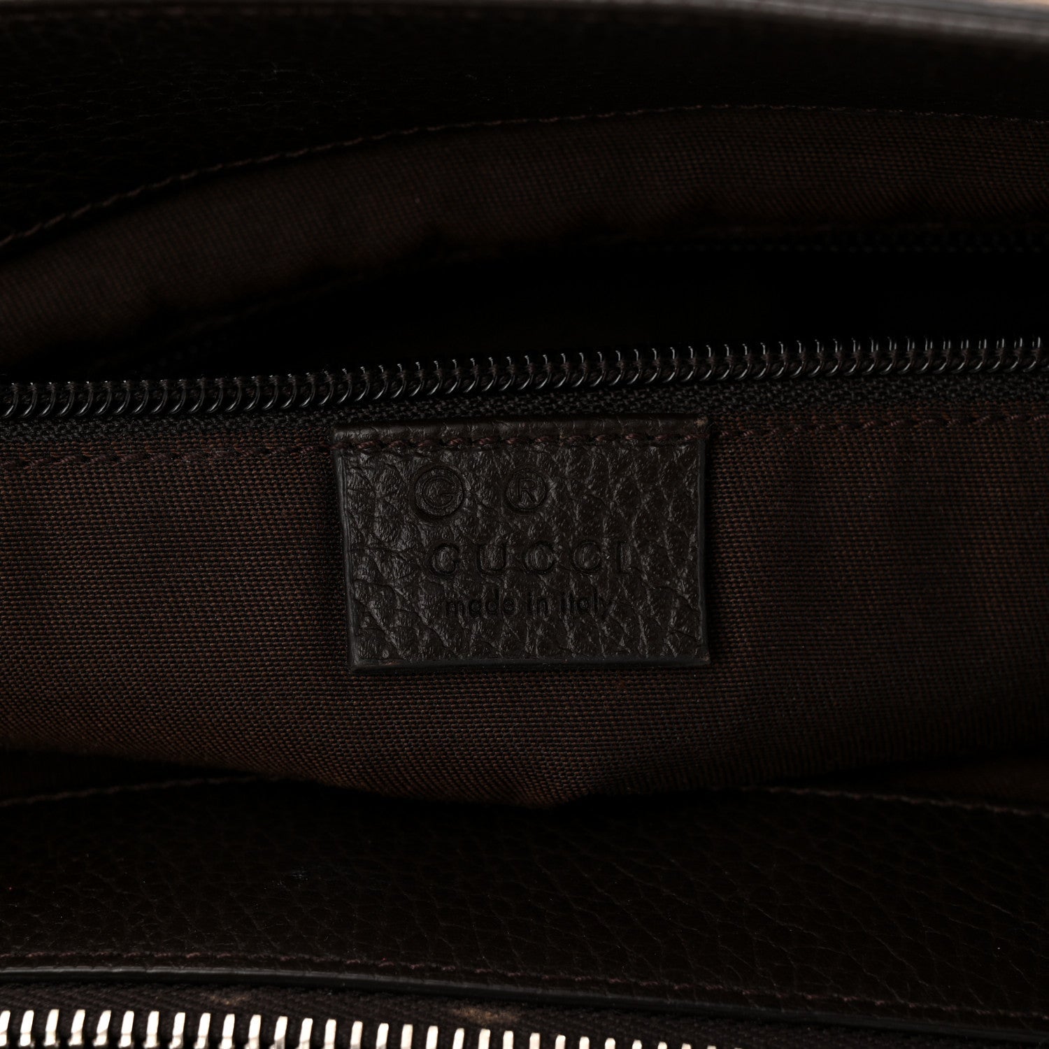 GG Monogram Large Joy Tote Bag Dark Brown
