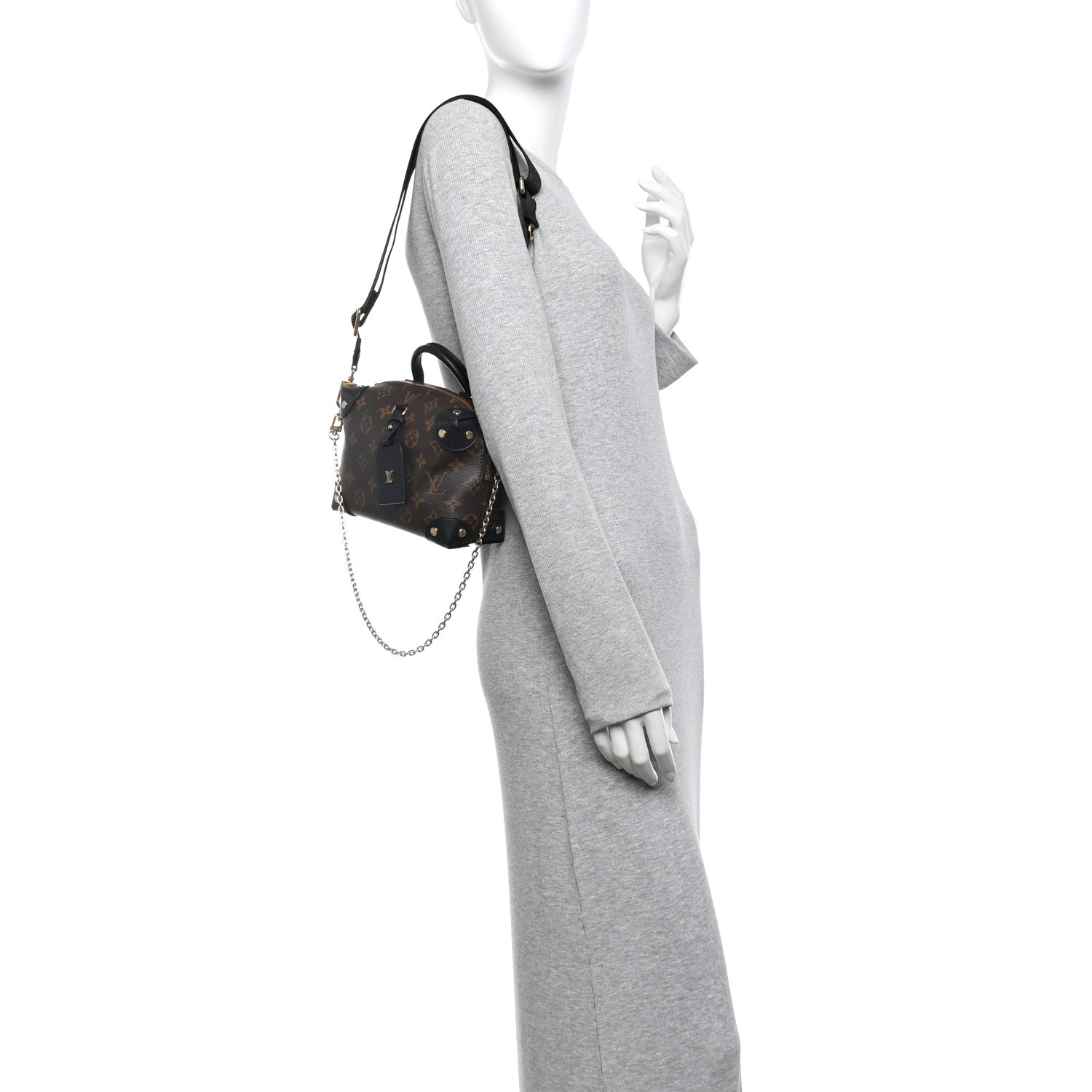 Monogram Petite Malle Souple Black