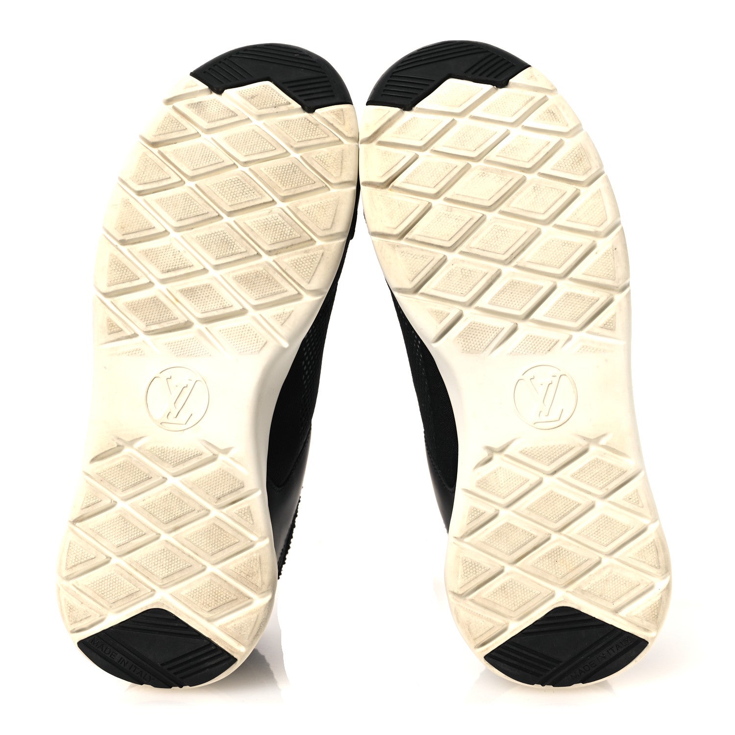 Technical Nylon Monogram Rubber Aftergame Sneakers 37 Black