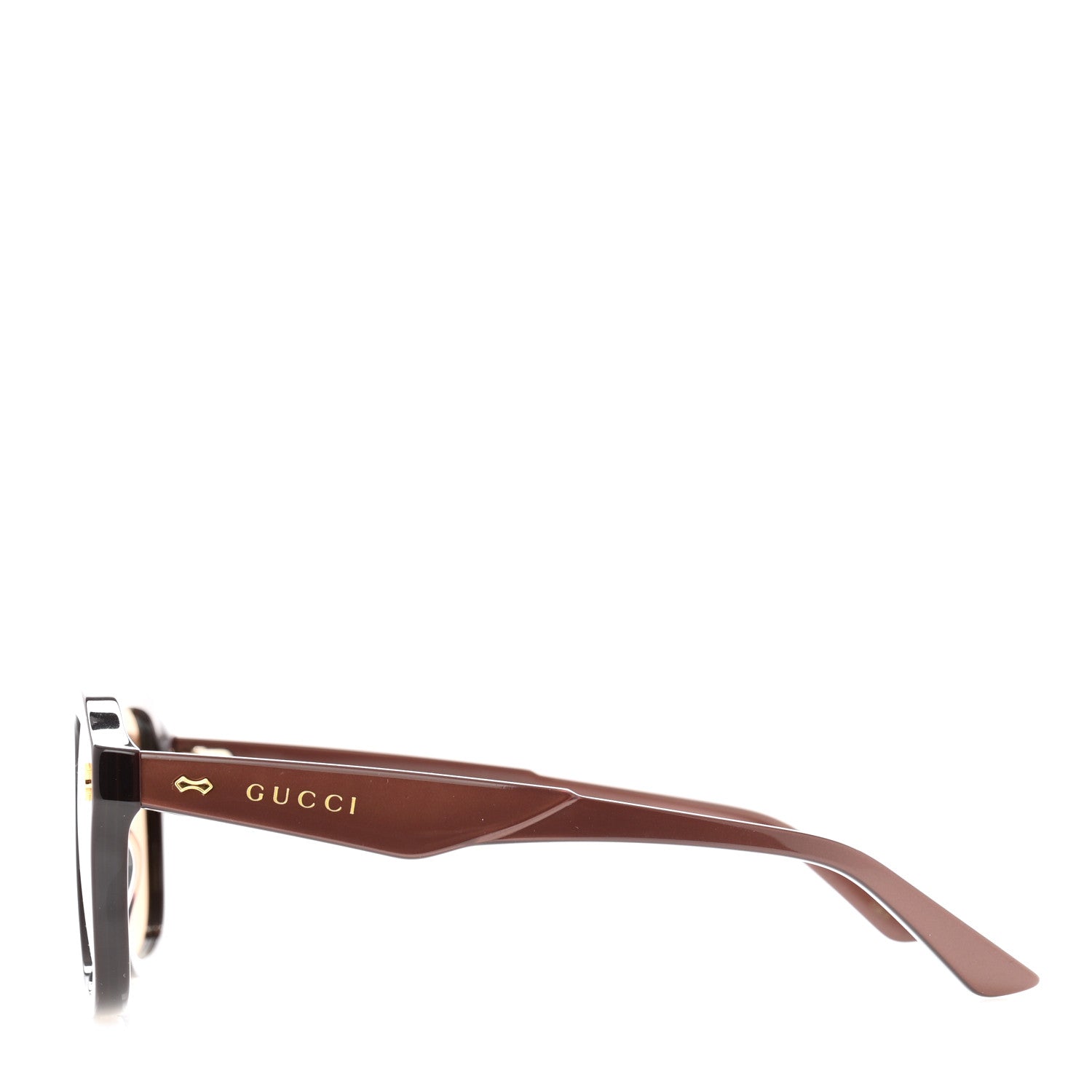 Acetate Aviator Sunglasses GG1263S Burgundy