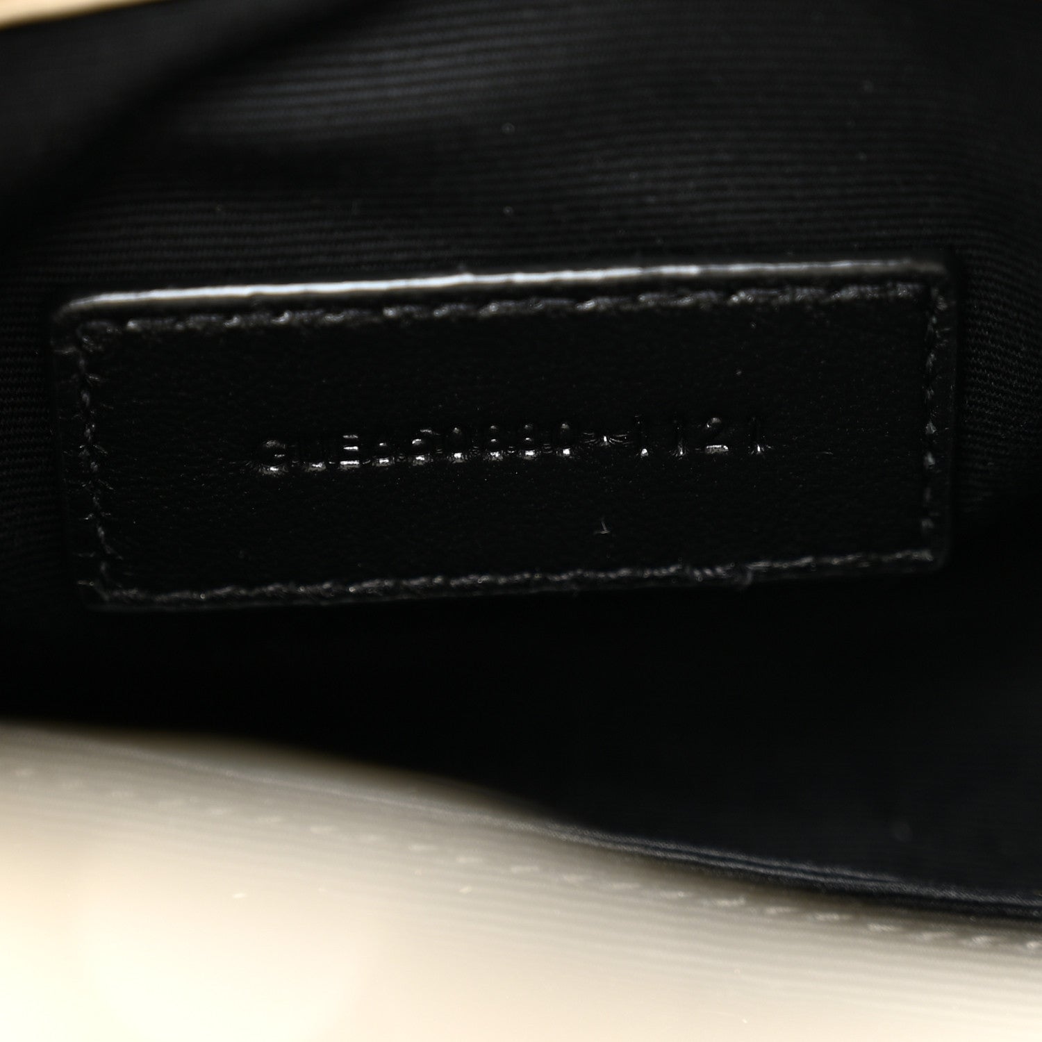 Lambskin Monogram Loulou Puffer Pouch Clutch Crema Soft