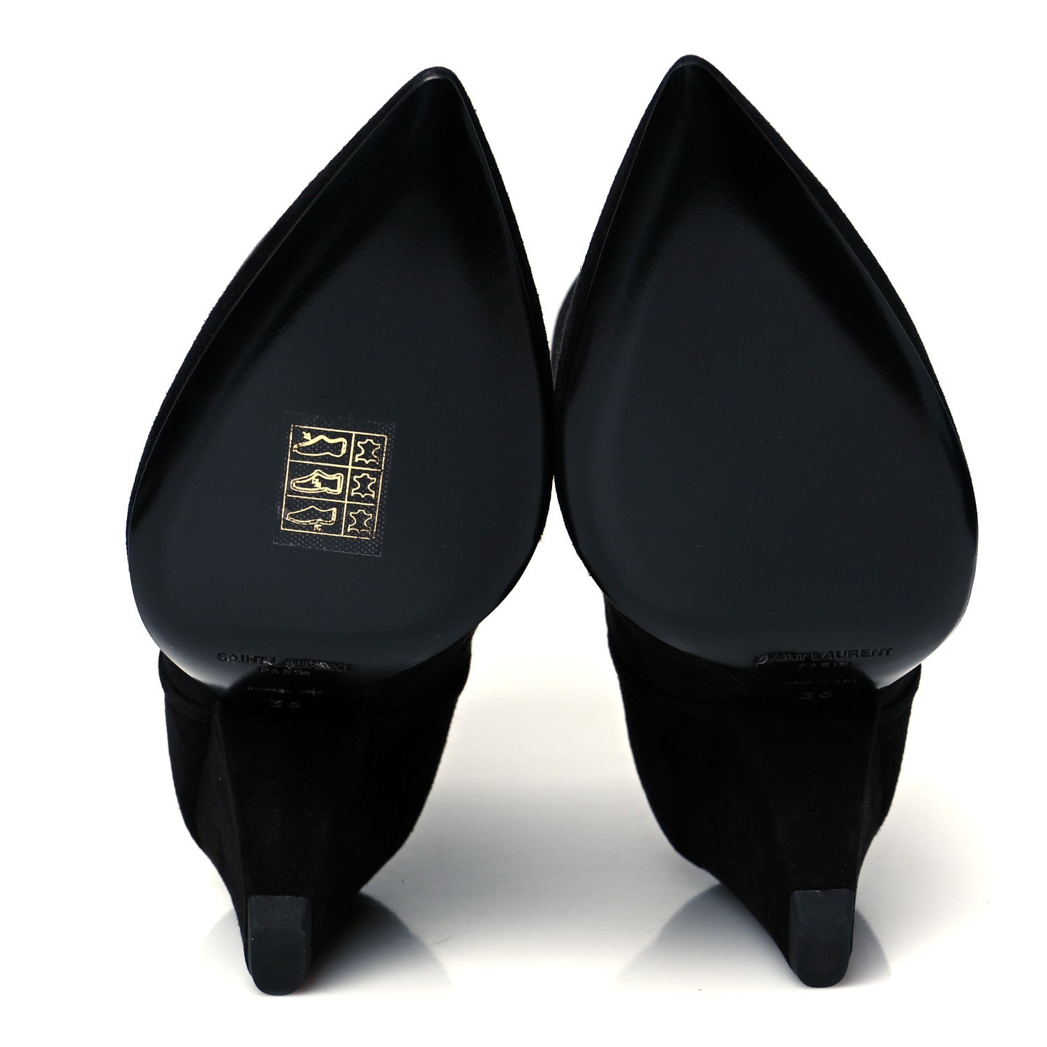 Kid Scamosciato Niki 85 Wedge Booties 36 Black