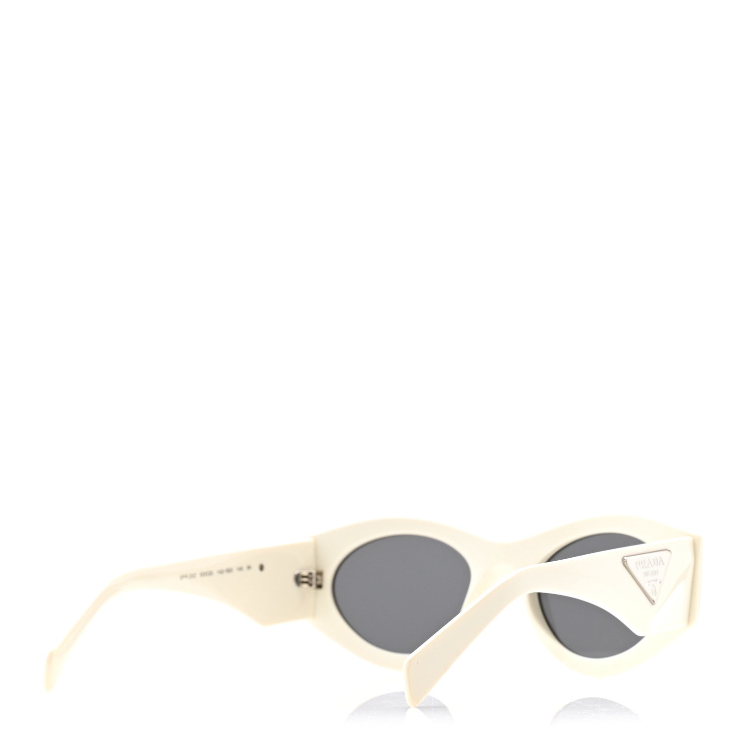 Acetate Oval Symbole Sunglasses SPR 20Z White