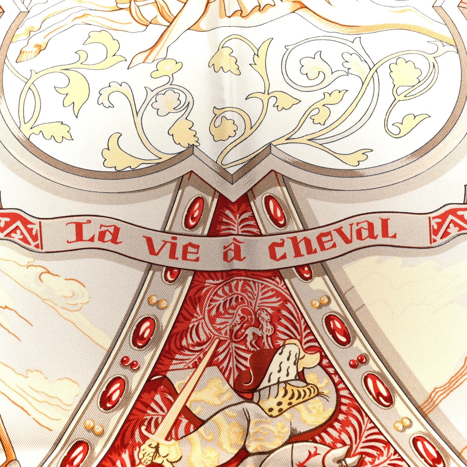 Silk La Vie A Cheval Scarf 90