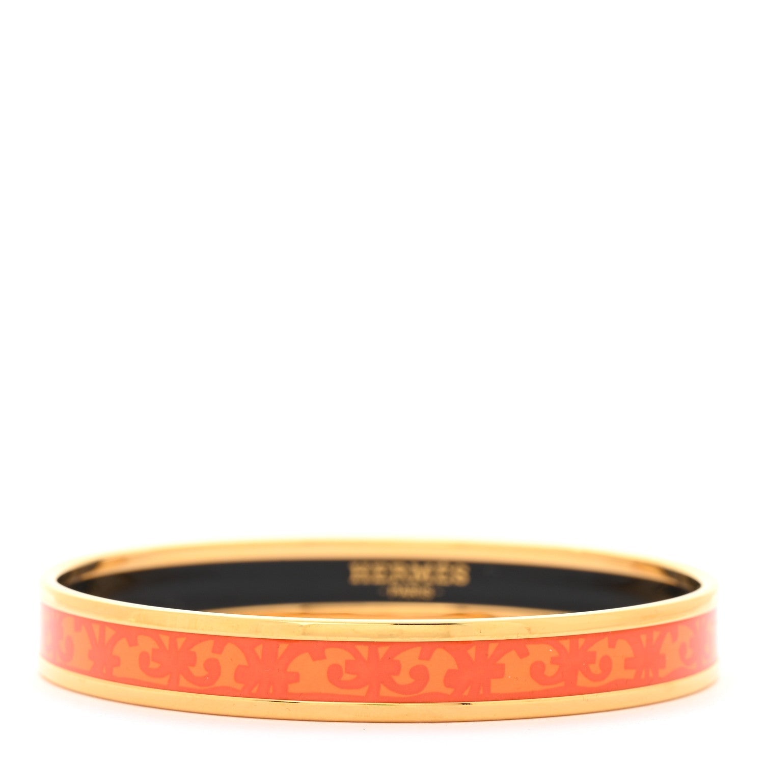 Enamel Printed Narrow Balcon du Guadalquivir Bracelet 65 Orange