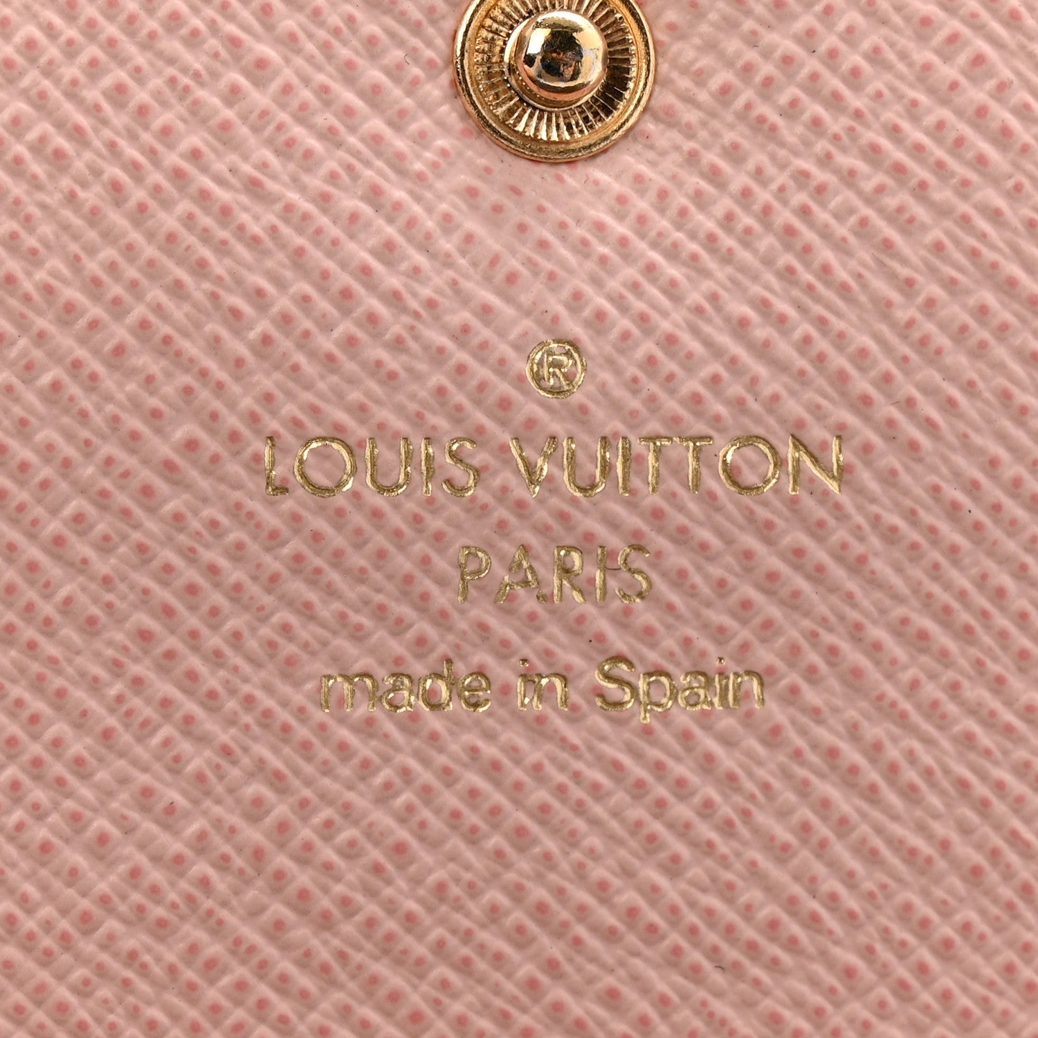 Monogram Emilie Wallet Rose Ballerine