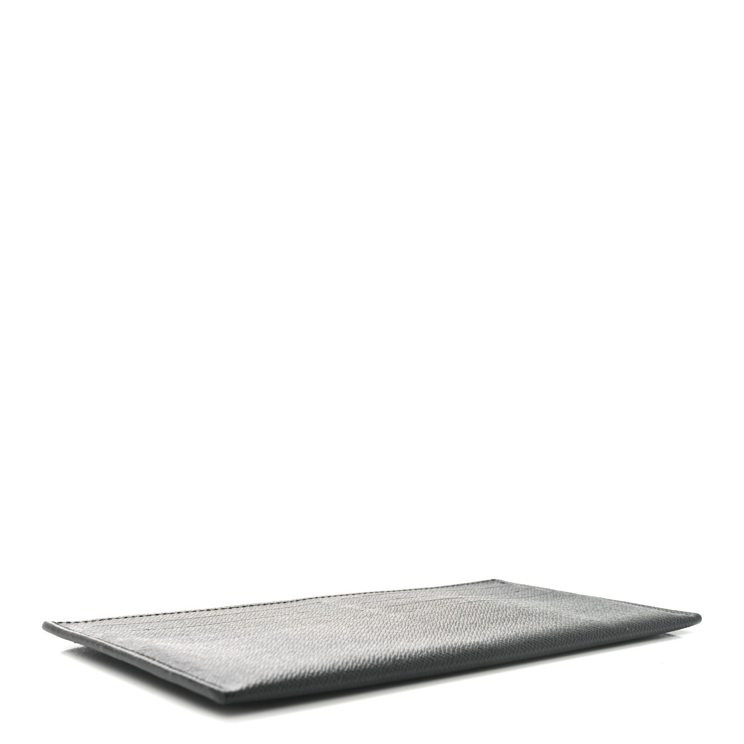 Calfskin Felicie Chain Wallet Card Holder Insert Black