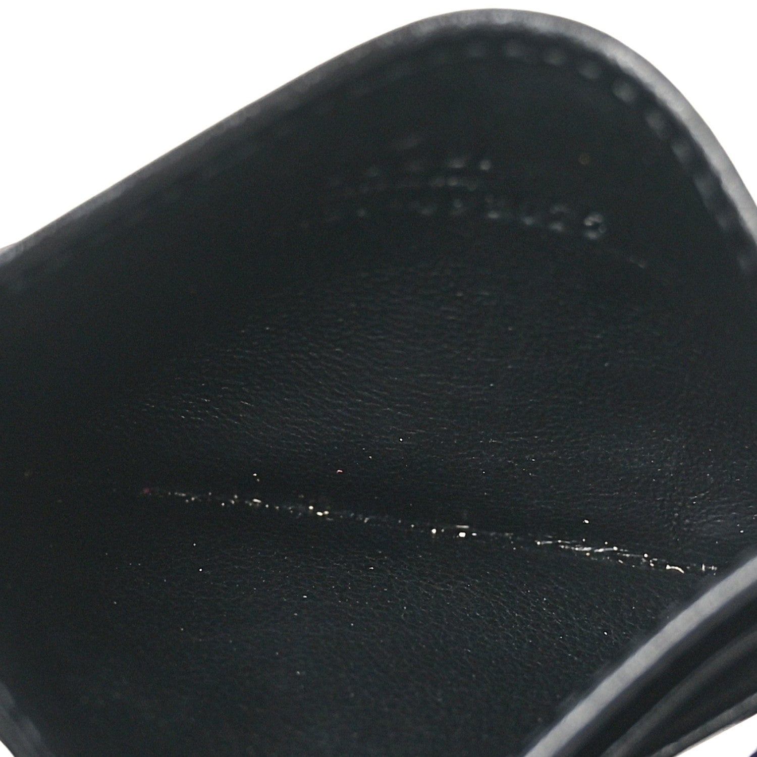 Calfskin Matelasse GG Marmont Card Holder Black