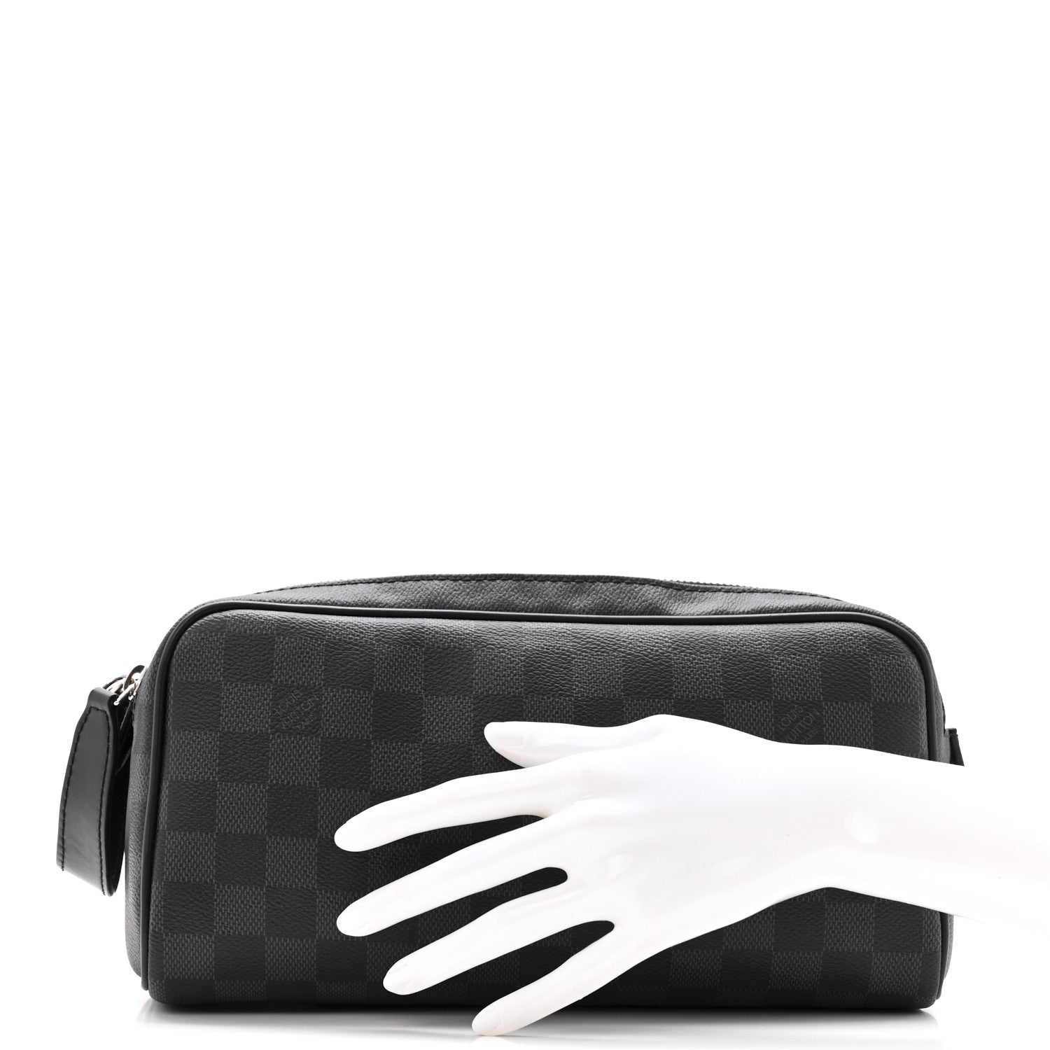 Damier Graphite Dopp Kit Toilet Pouch