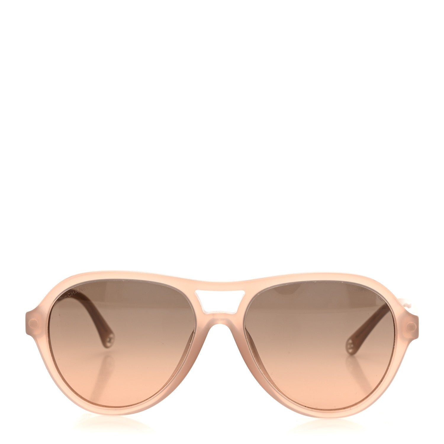 Acetate Pilot Sunglasses 5552-U Pale Pink