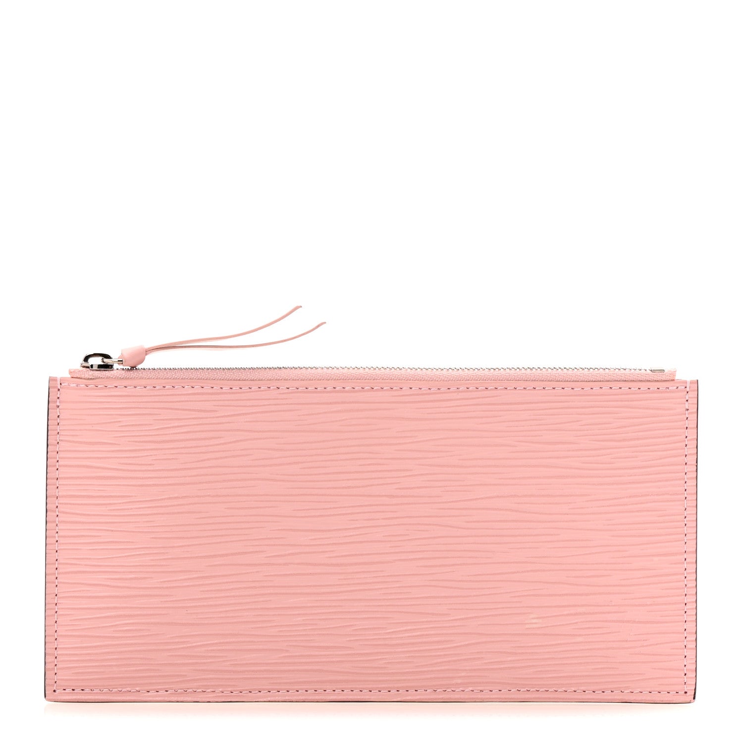 Epi Felicie Chain Wallet Zippered Insert Rose Ballerine