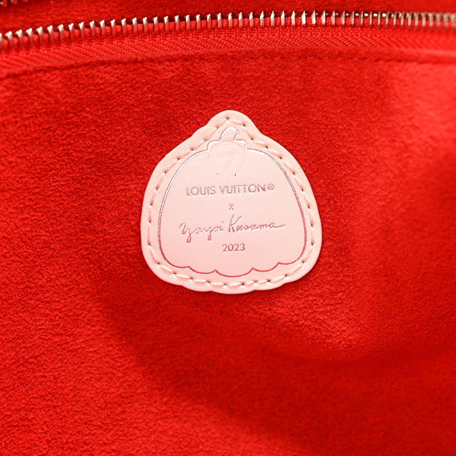 LV X YK Empreinte Infinity Dots Neverfull MM Rouge White