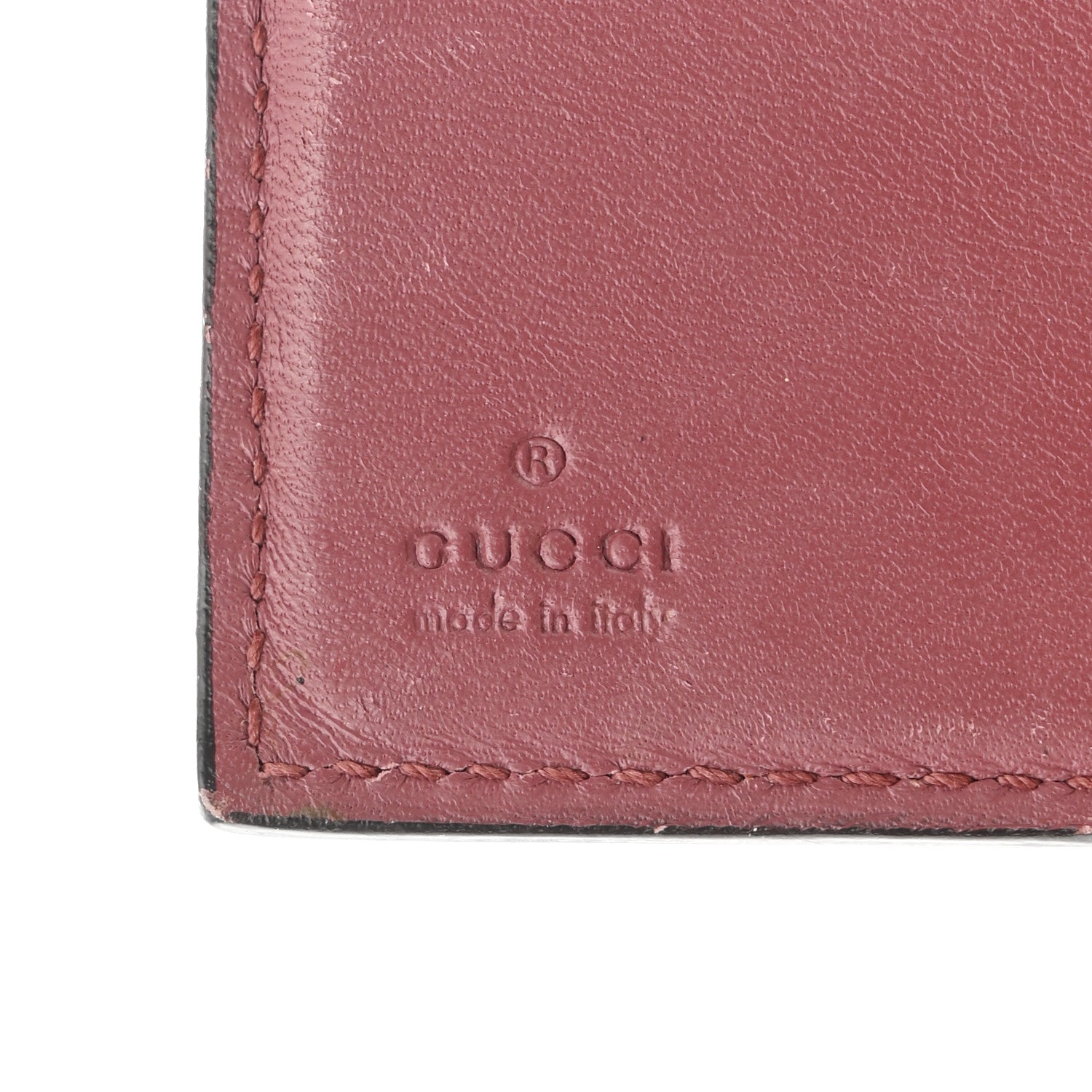 GG Supreme Monogram Blooms French Flap Wallet Beige Multicolor Dry Rose