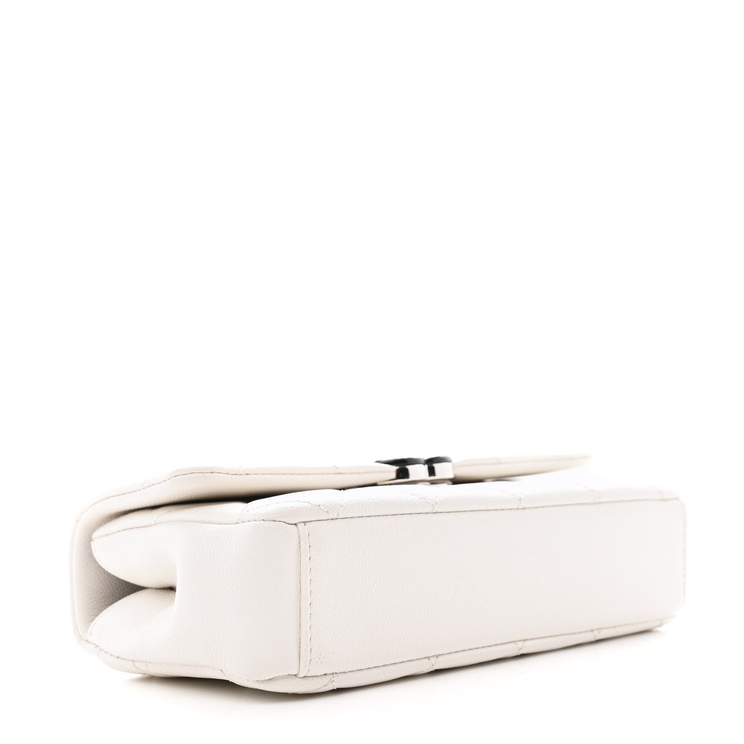 Caviar Quilted My Everything Small Flap White Black