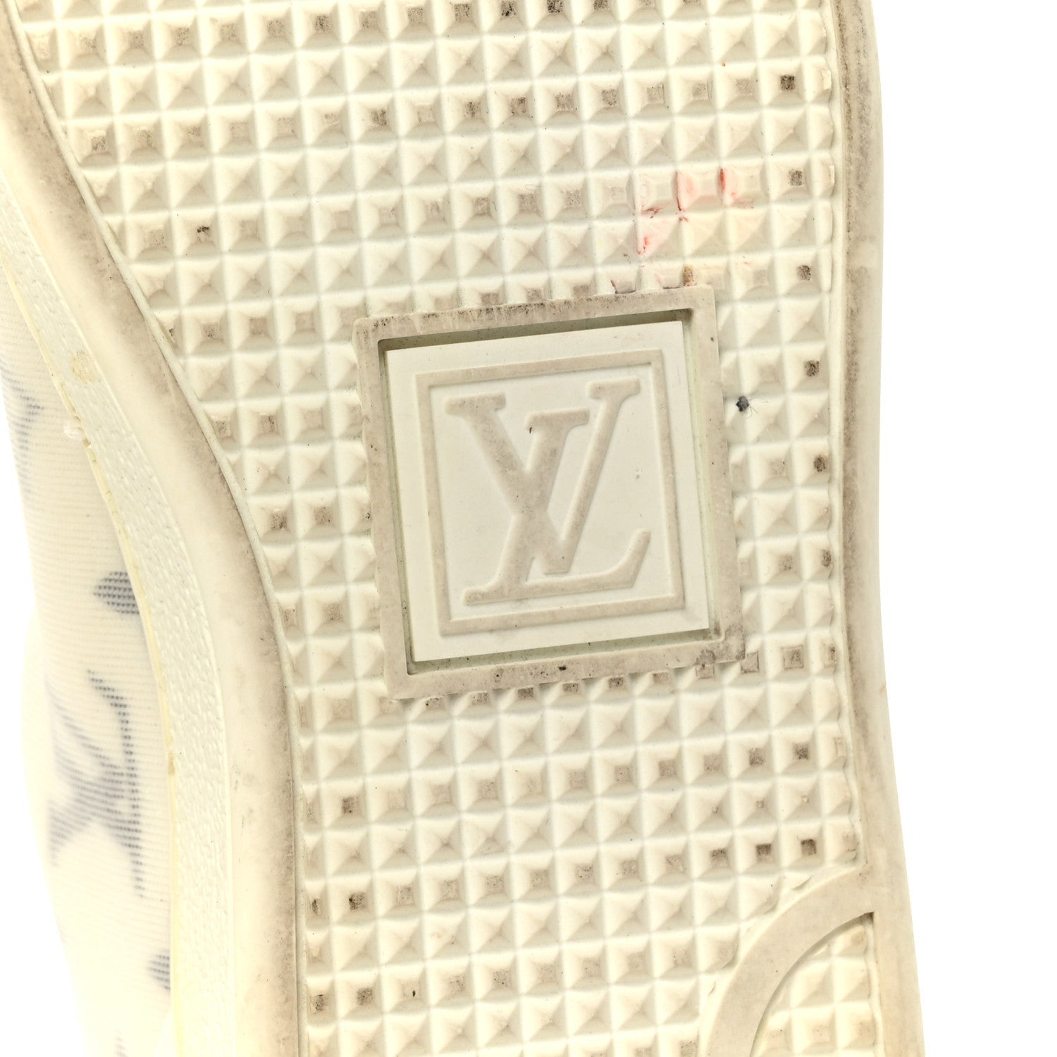 Technical Fabric Calfskin Monogram Frontrow Sneakers 35.5 Pink