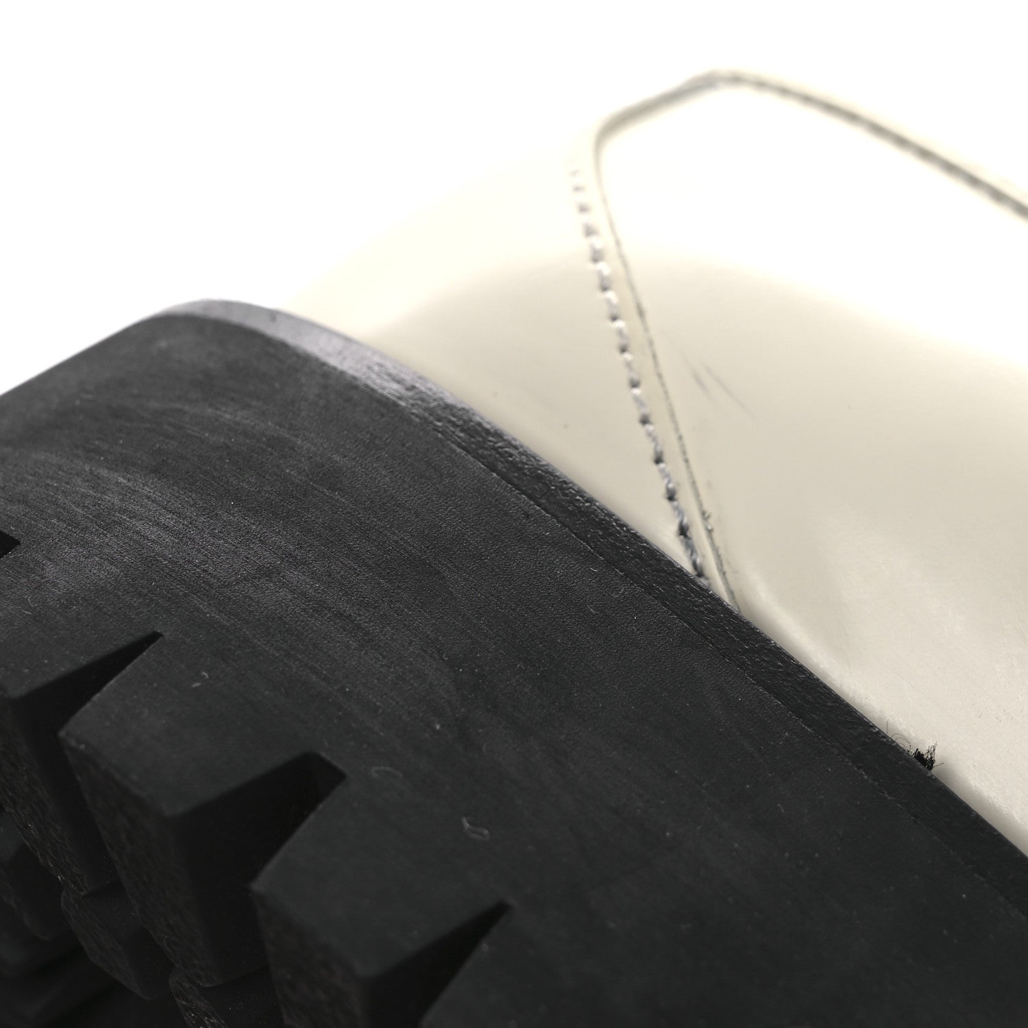 Cordovan Lux Womens Jeanne Platform Lug Sole 30/45mm Loafers 39 Mystic White
