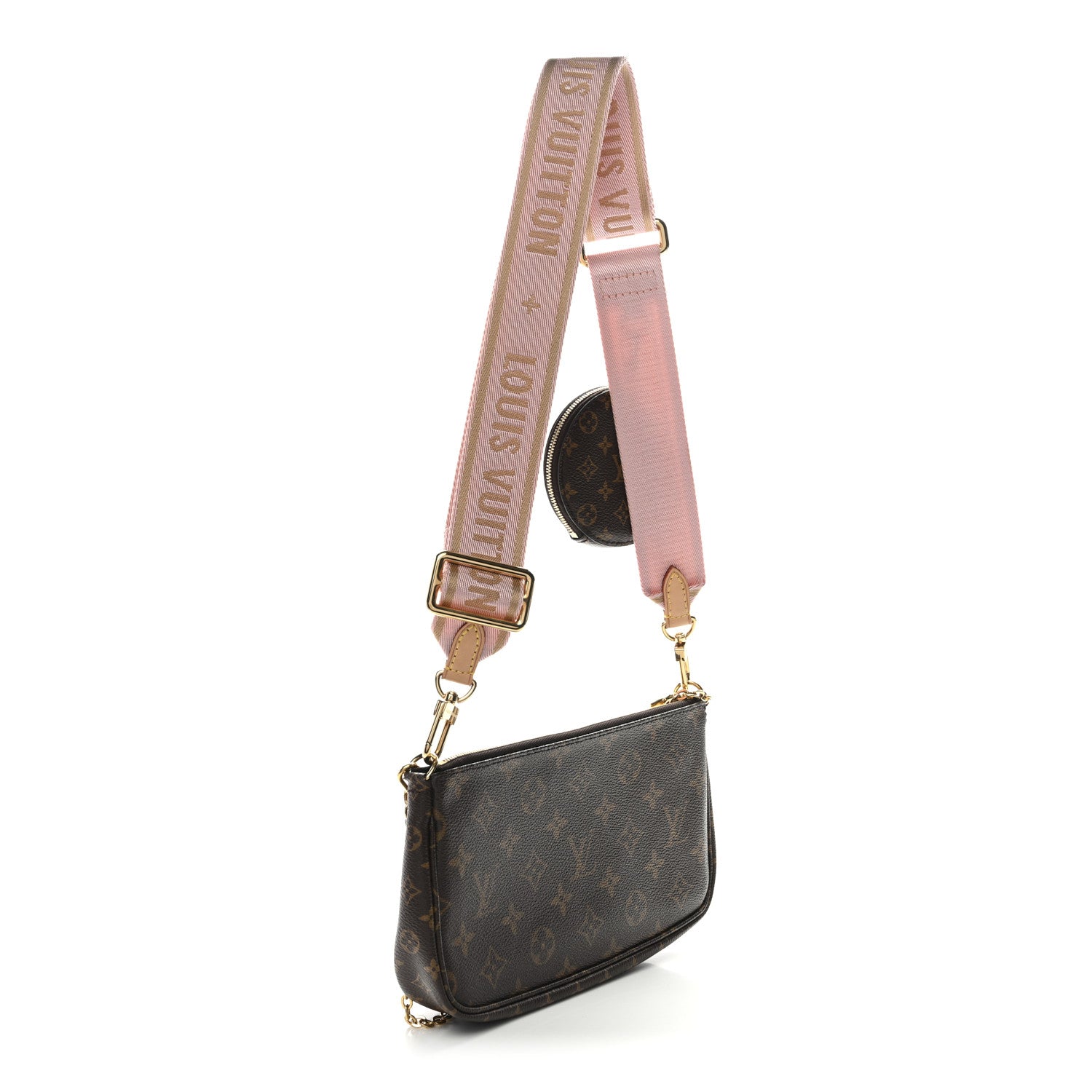 Monogram Multi Pochette Accessories Rose Clair