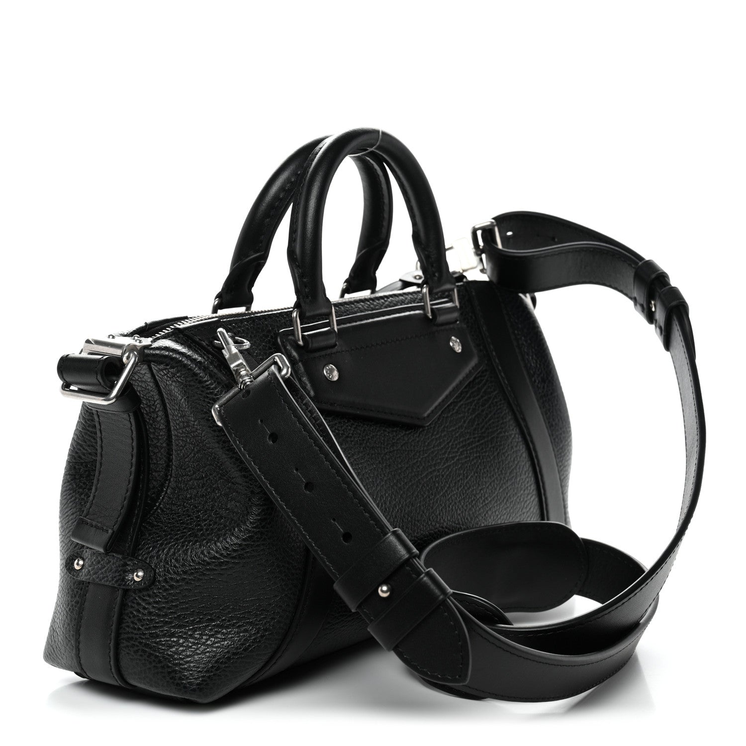 Pixel Lambskin LV Biker PM Black