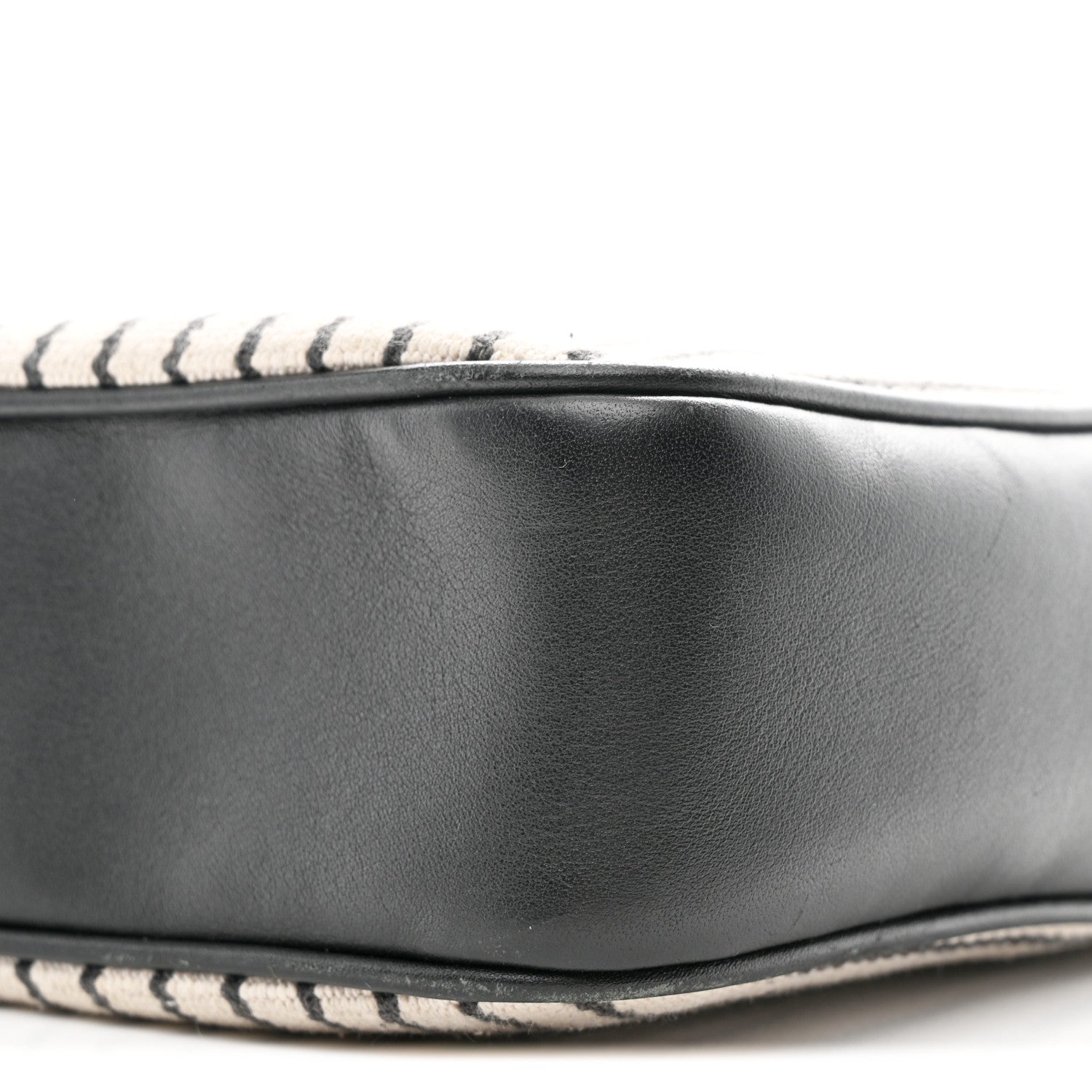 Canvas Calfskin Monogram Lou Camera Bag Black Grey Cream