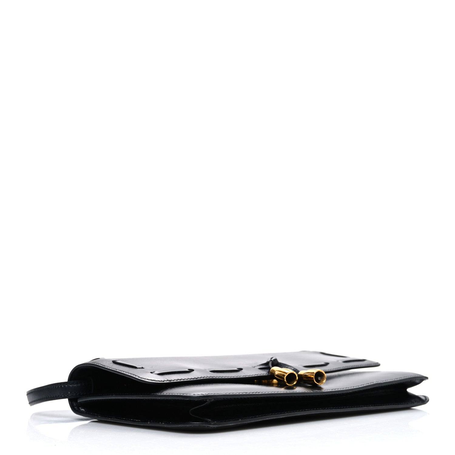 Box Tassel Shoulder Bag Black