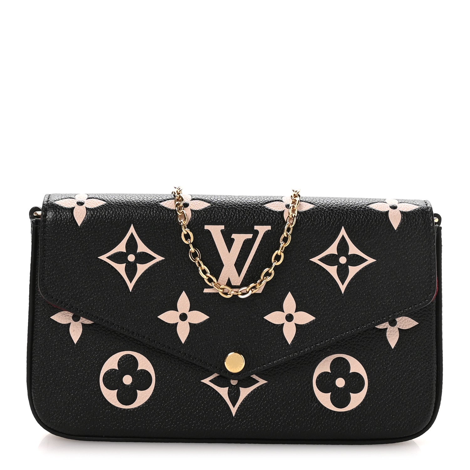Empreinte Monogram Giant Felicie Pochette Black Beige