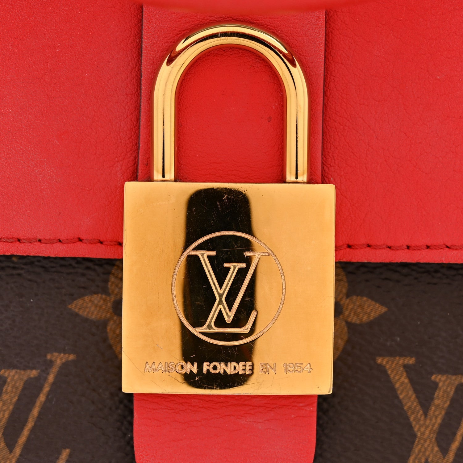 Monogram Locky BB Coquelicot