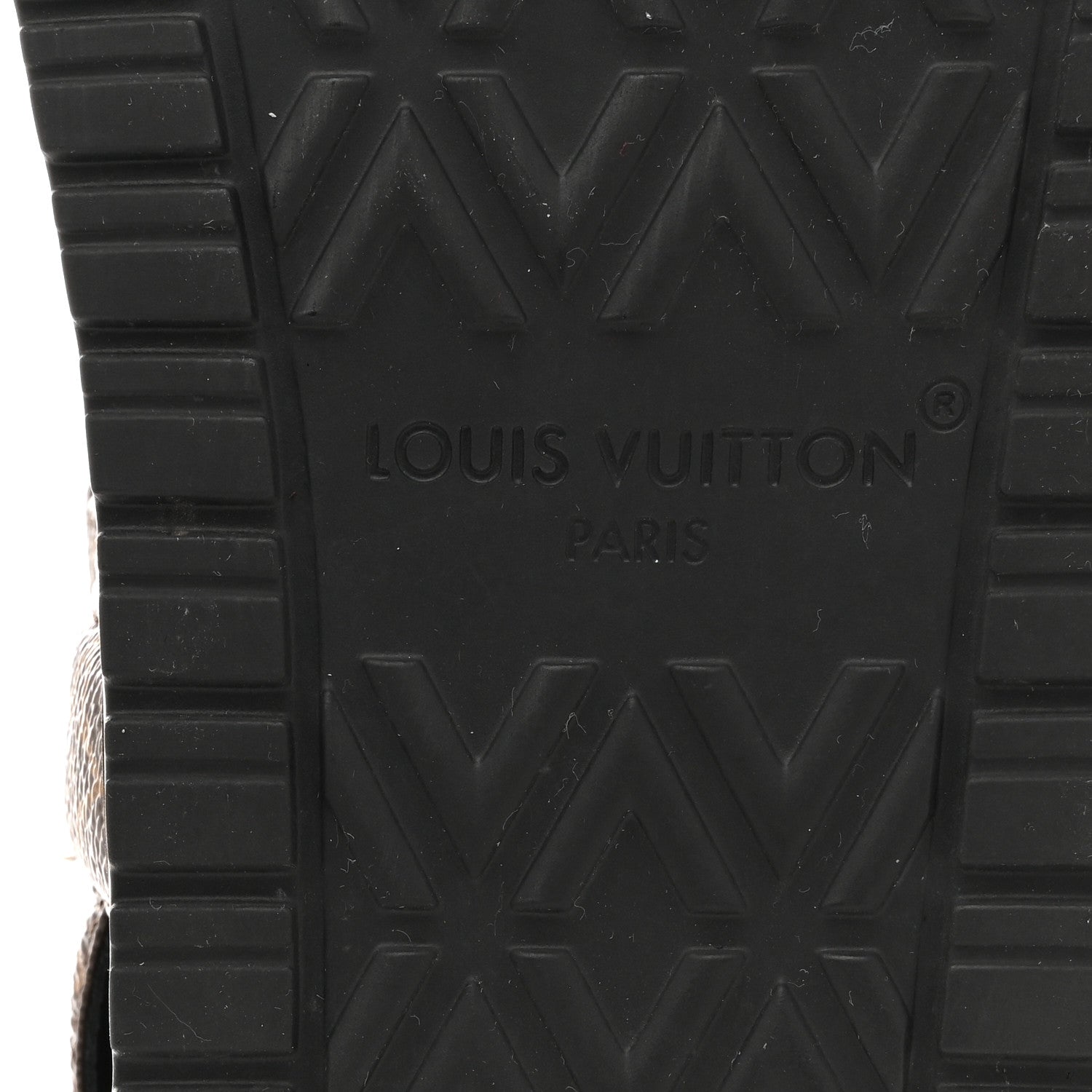 Monogram LV Sunset Comfort Flat Sandals 35 Cacao Brown