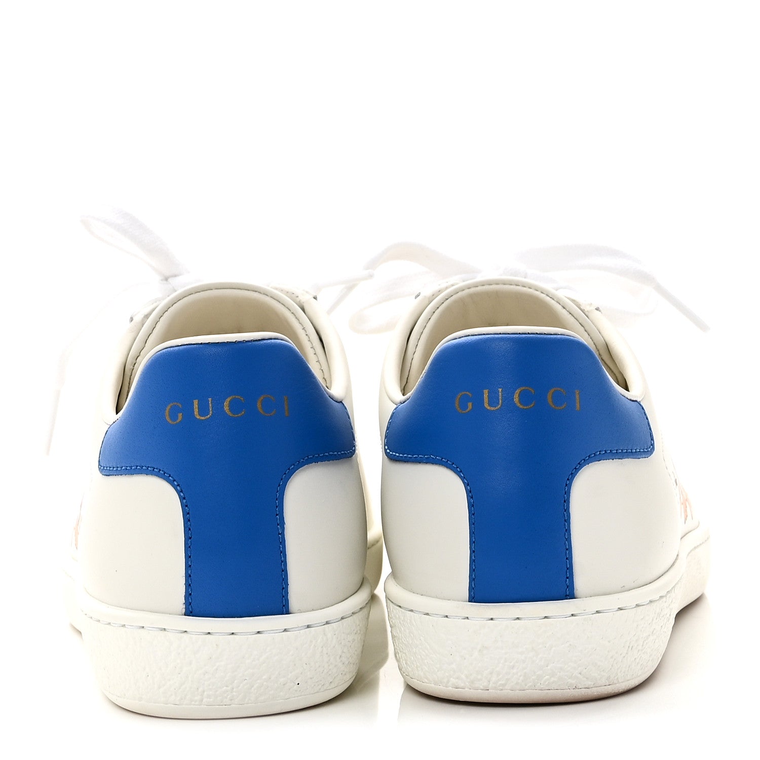 X DISNEY Calfskin Miro Soft Donald Duck Womens Ace Sneakers 37 White Bright Splash