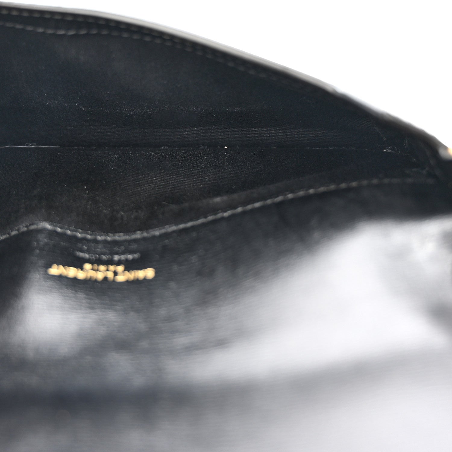 Smooth Calfskin Monogram Phone Holder Crossbody Black