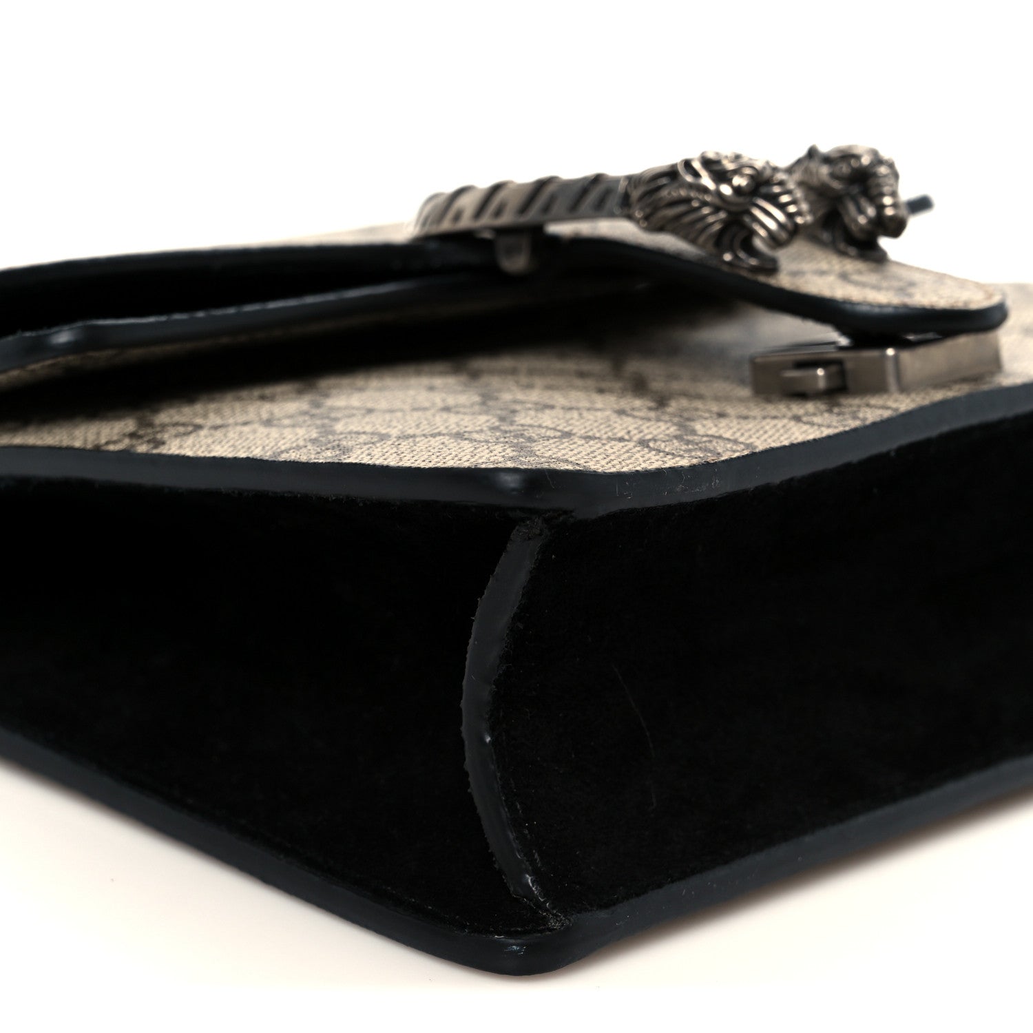 GG Supreme Monogram Mini Dionysus Shoulder Bag Black
