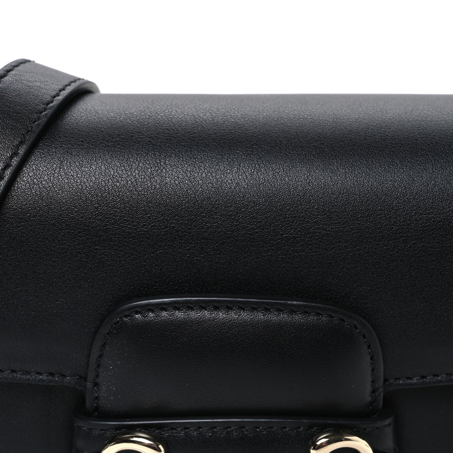 Arabella Calfskin Horsebit 1955 Shoulder Bag  Black