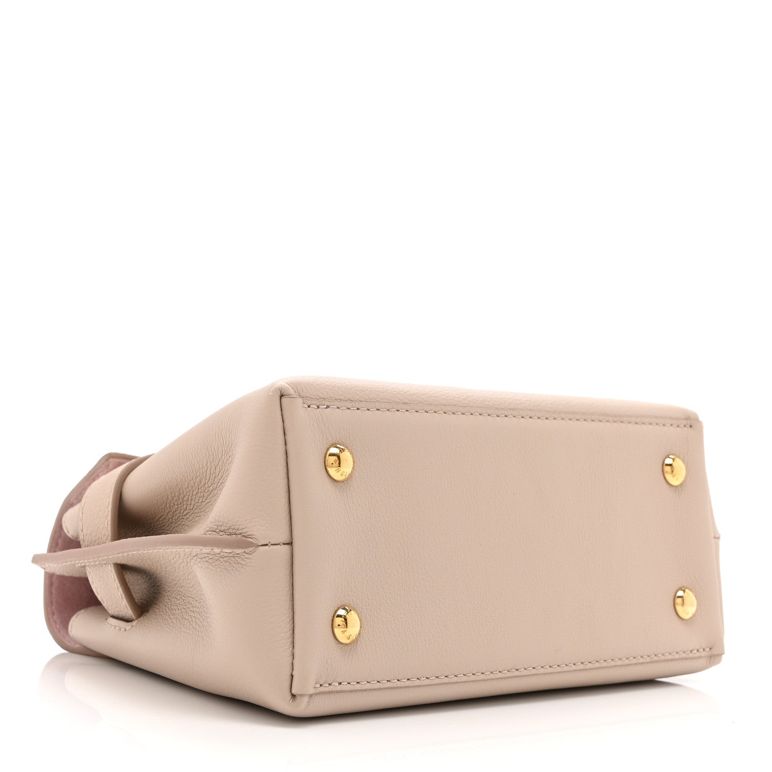 Soft Calfskin Mini Lockme Ever Greige