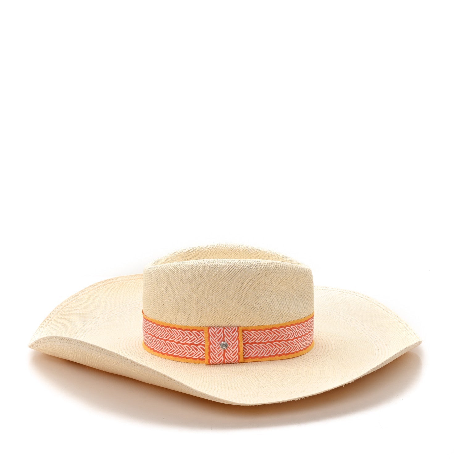 Straw Arizona Panama Brisa Hat 57 Naturel Orange