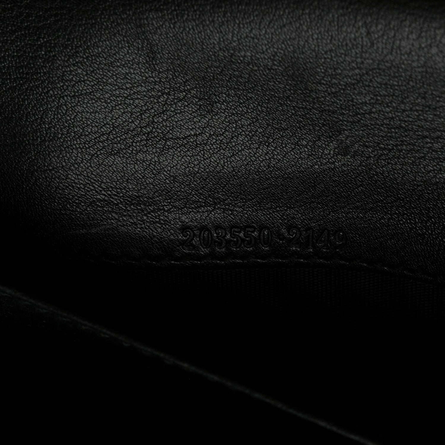 Guccissima Heart Continental Wallet Black