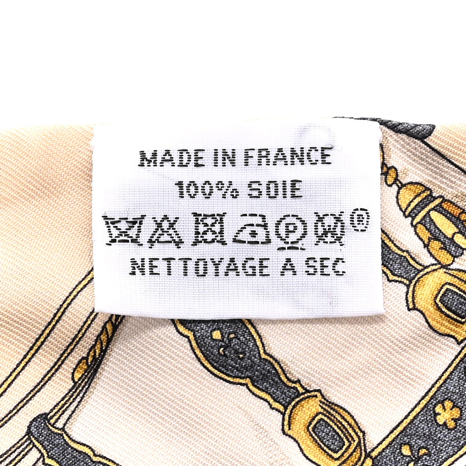 Silk Grand Apparat Twilly Beige Orange Jaune