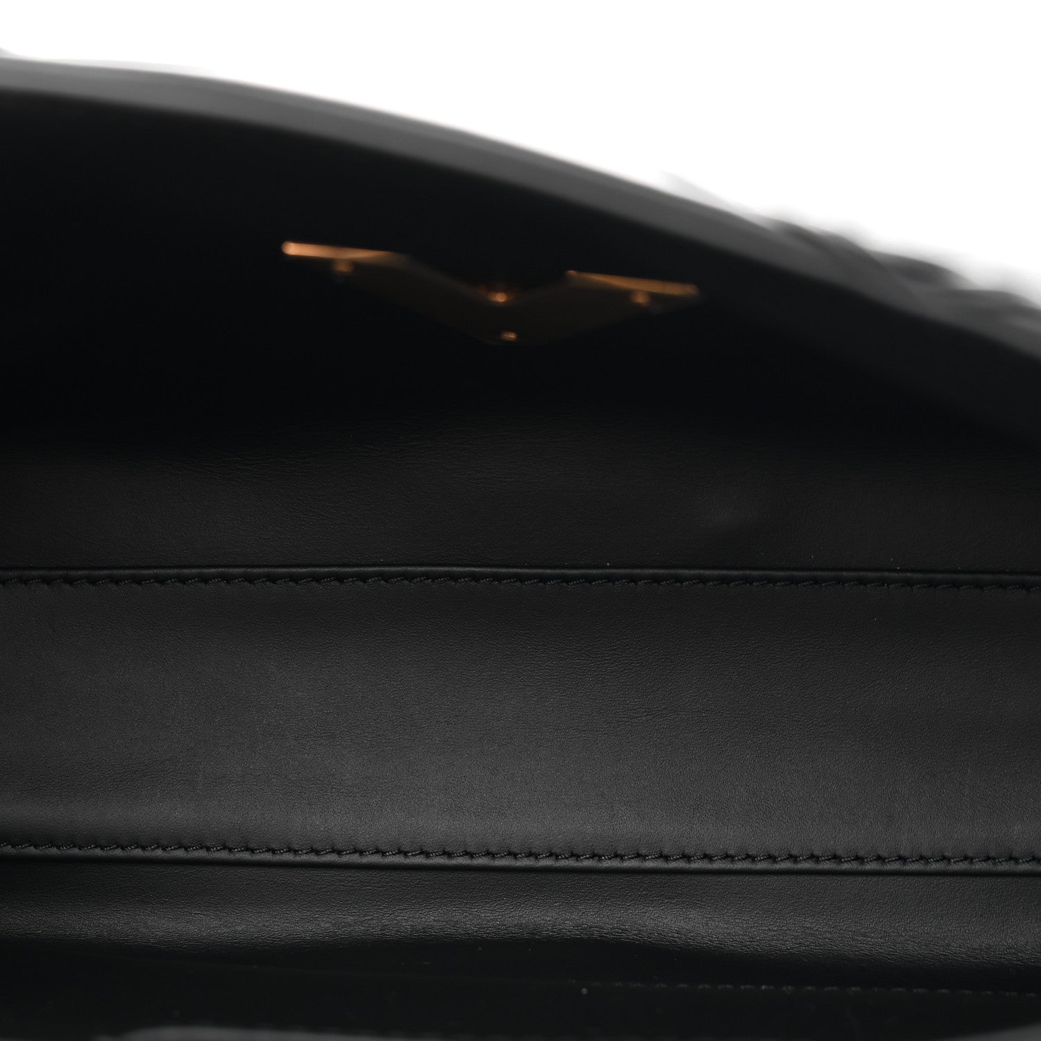 Lambskin Malletage Top Handle GO-14 GM Black