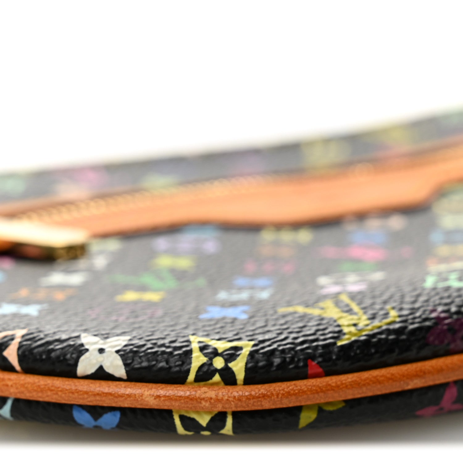 Monogram Multicolor Pochette Plate GM Black