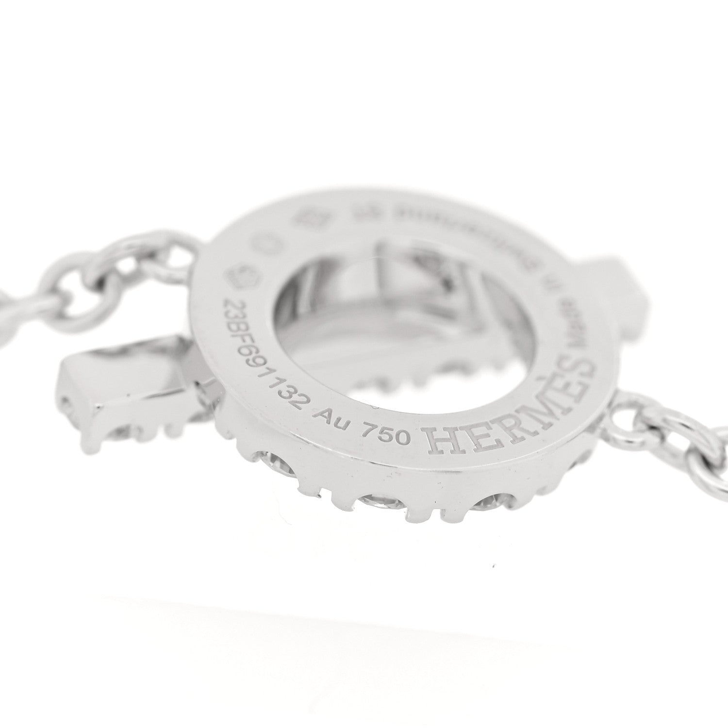 18K White Gold Diamond Finesse Bracelet ST