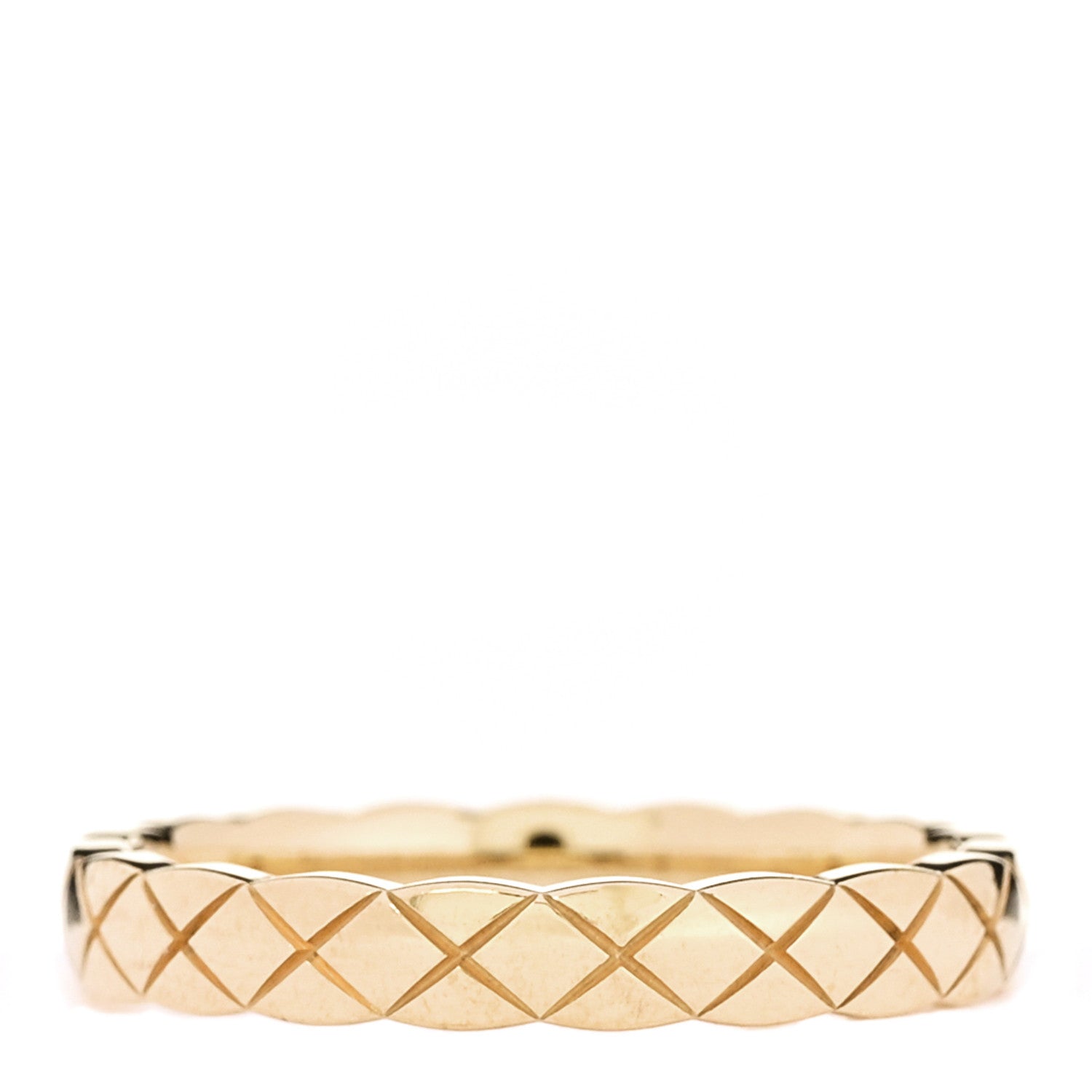 18K Yellow Gold Mini Coco Crush Ring 55 7.25