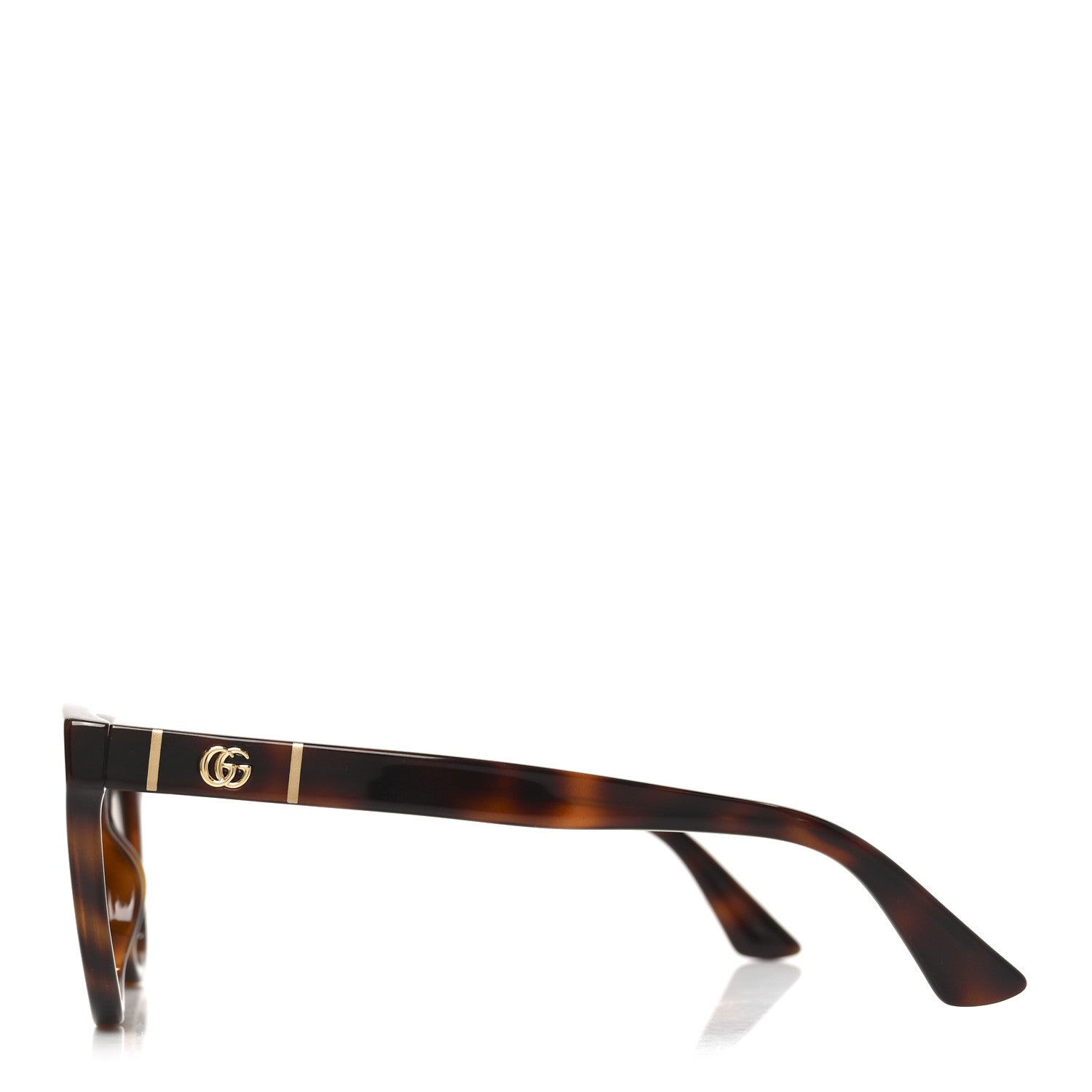 Round Sunglasses GG0763S Tortoise