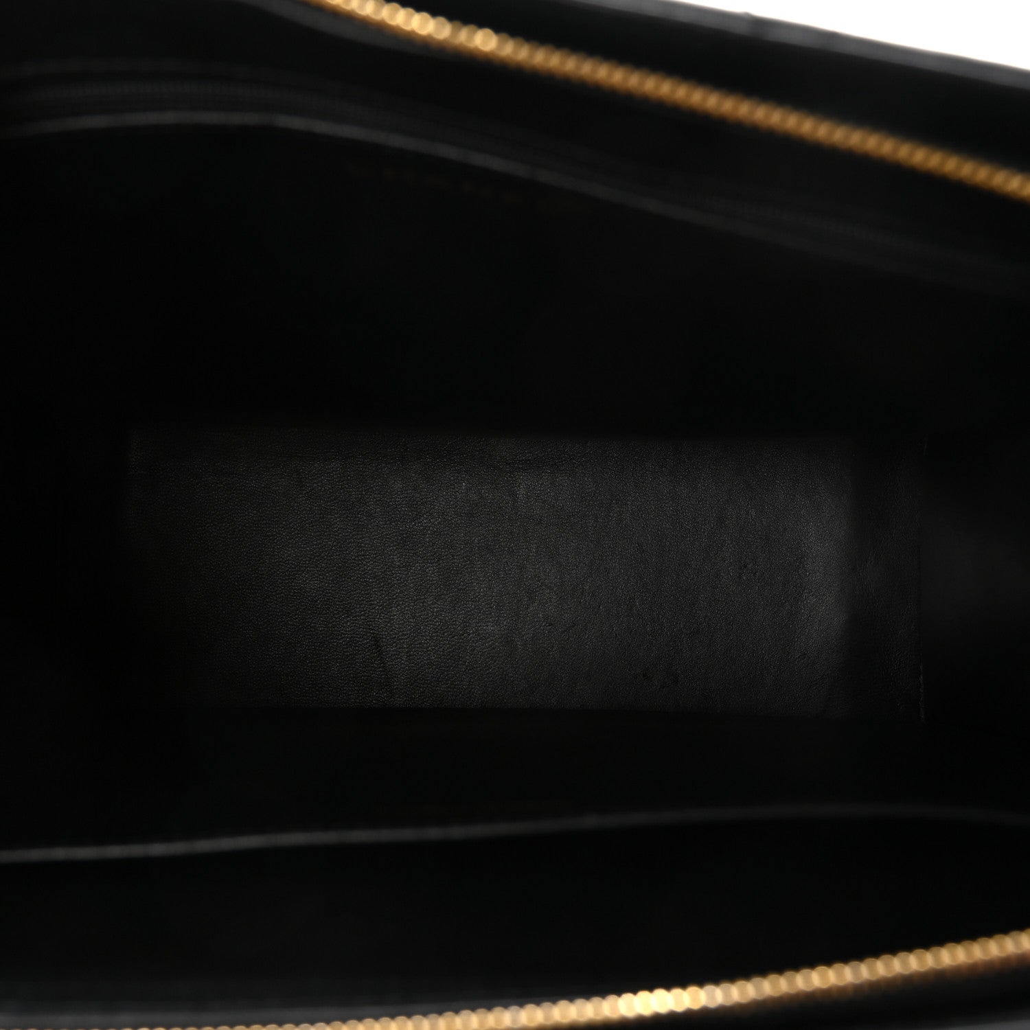 Lambskin Quilted CC Front Pocket Shopping Tote Black