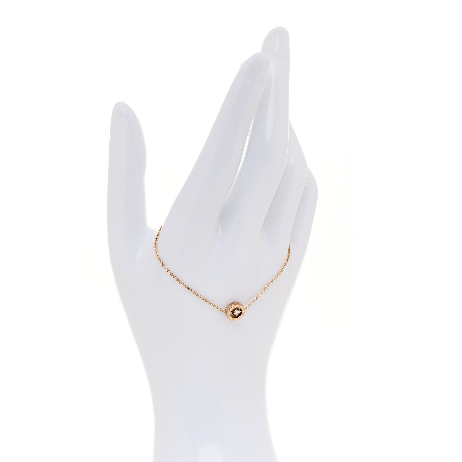 18K Beige Gold Diamond Coco Bracelet